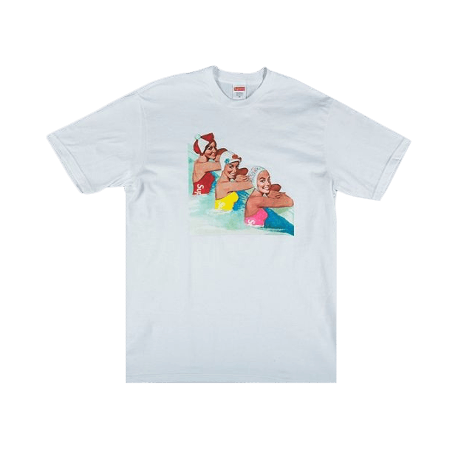 Supreme Swimmers T-Shirt 'White'
