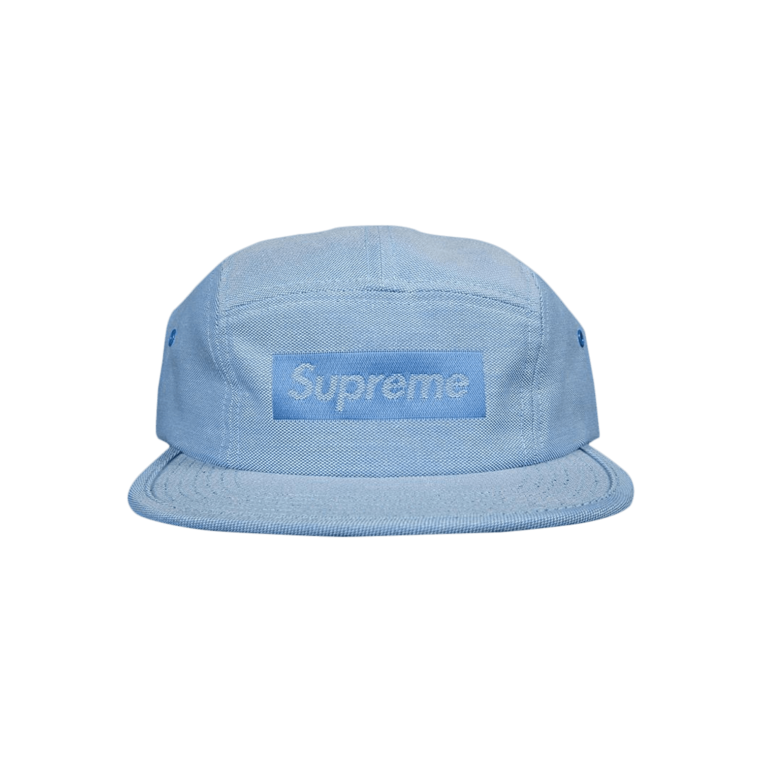 Supreme Jacquard Box Logo Camp Cap 'Navy'