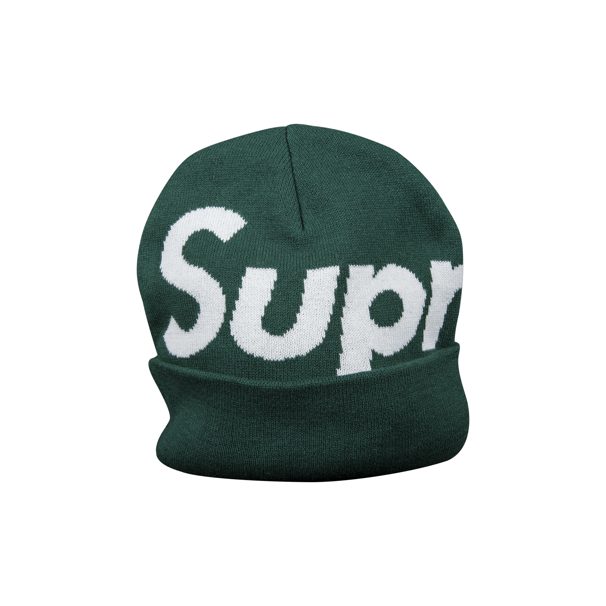 Supreme Big Logo Beanie 'Green'