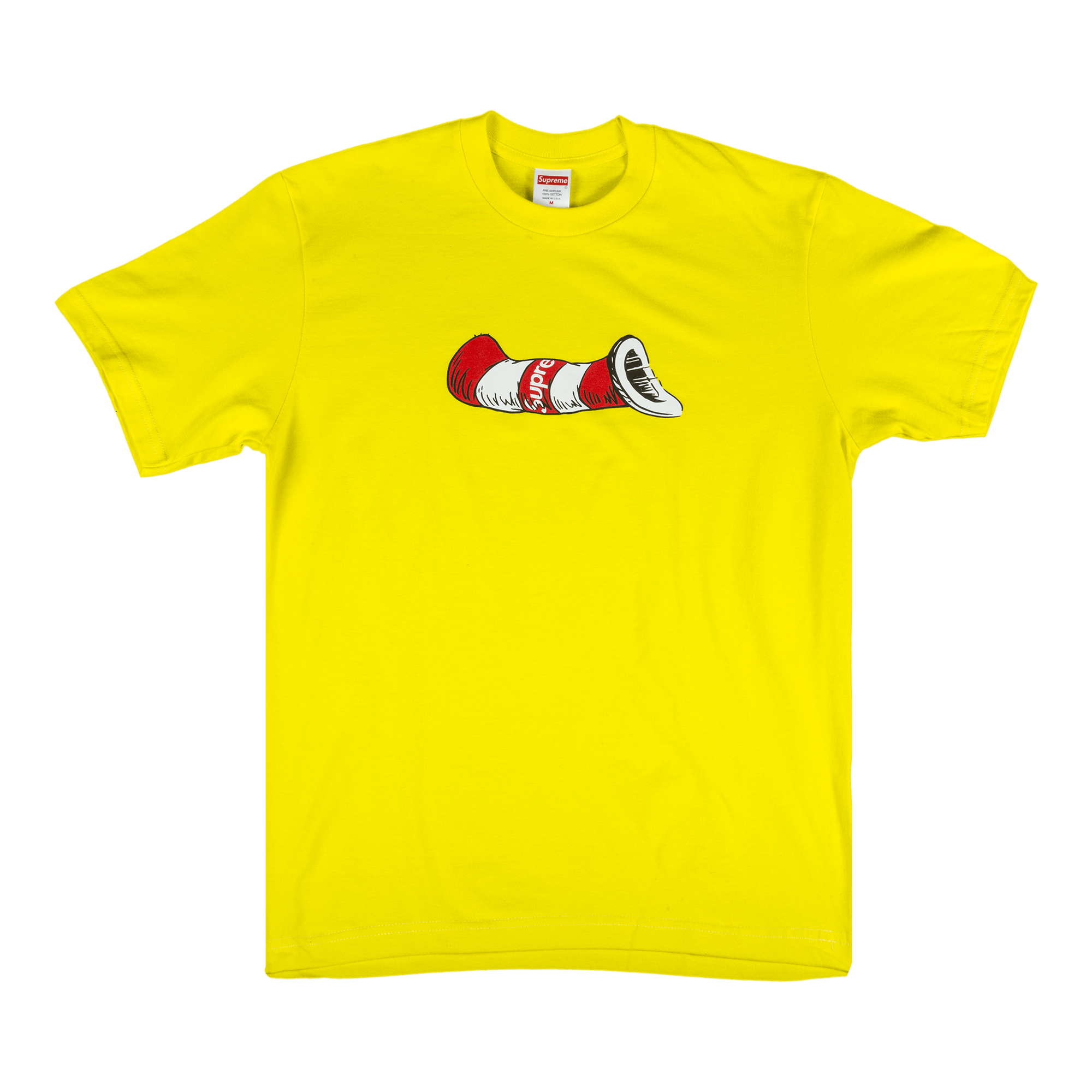 Supreme Cat In The Hat T-Shirt 'Yellow'