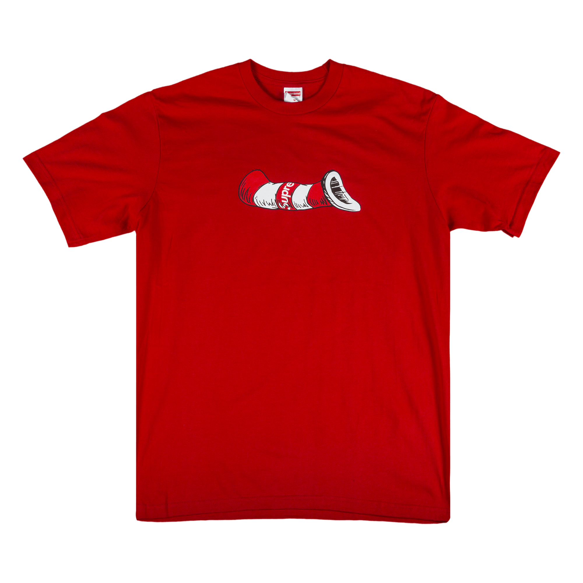 Supreme Cat In The Hat T-Shirt 'Red'