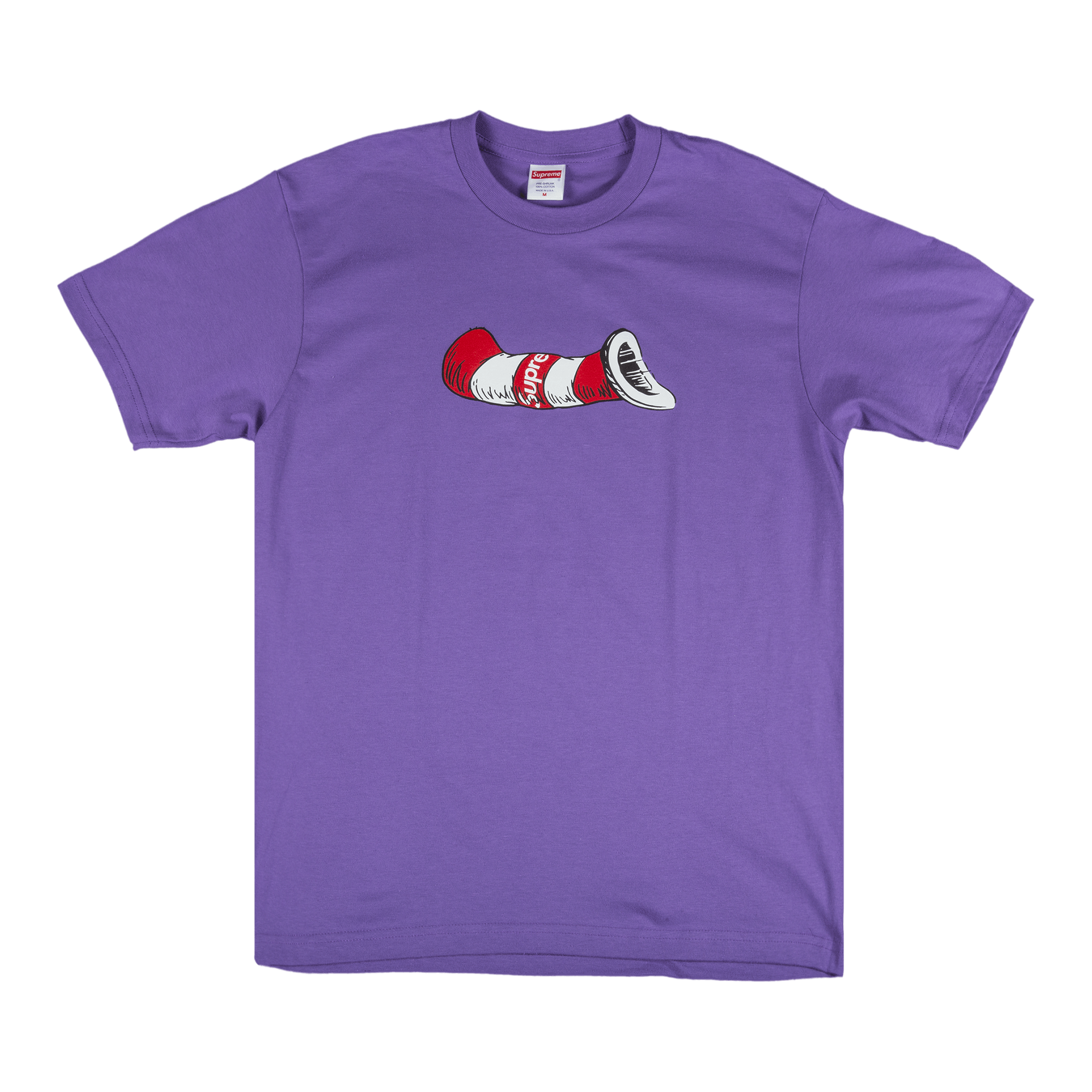 Supreme Cat In The Hat T-Shirt 'Purple'