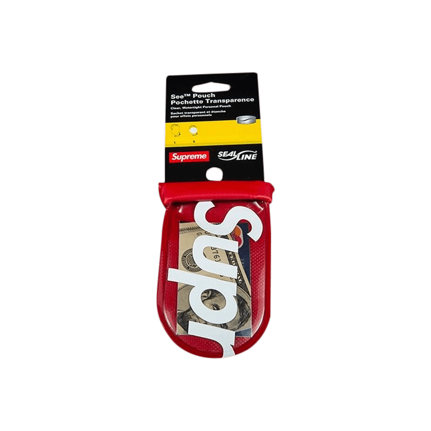 Supreme Sealline See Pouch Small 'Red'