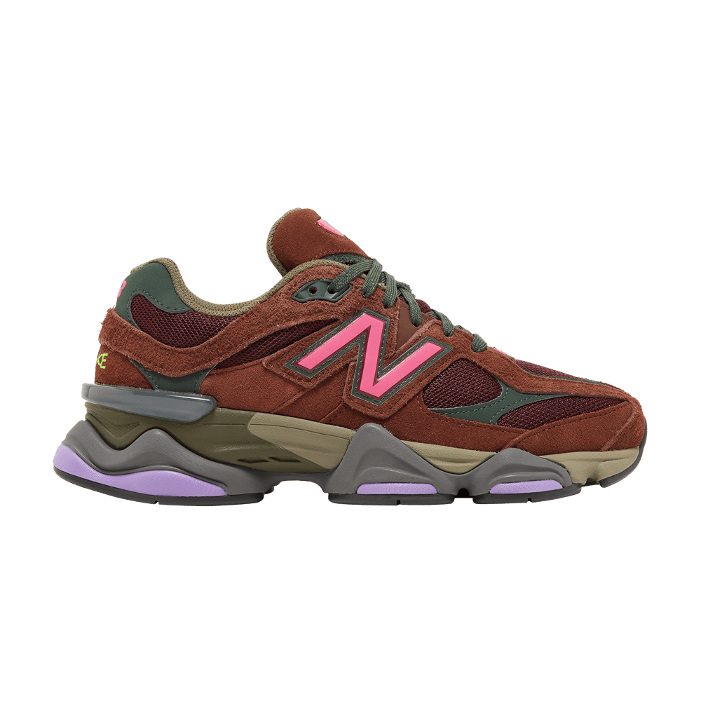 Pre-owned New Balance 9060 'burgundy Pink' In Red