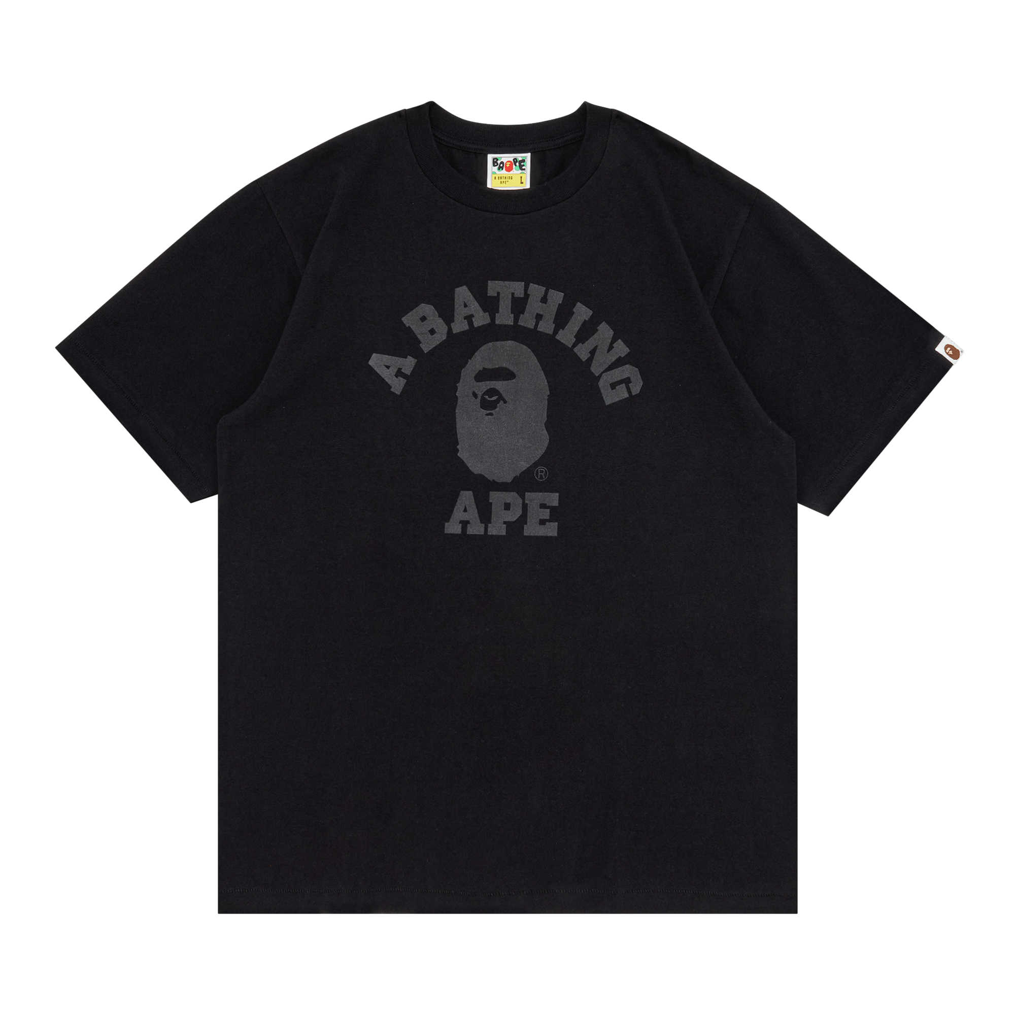 GOAT Exclusive BAPE College Tee In Black