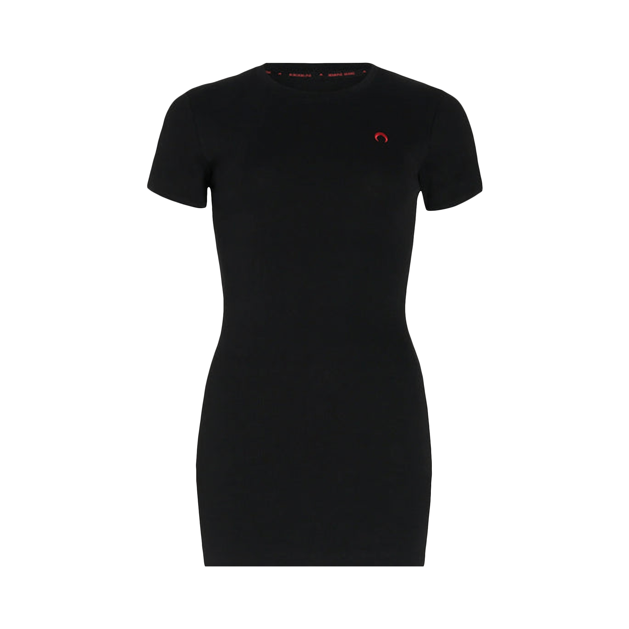 Pre-owned Marine Serre Short T-shirt Dress 'black'