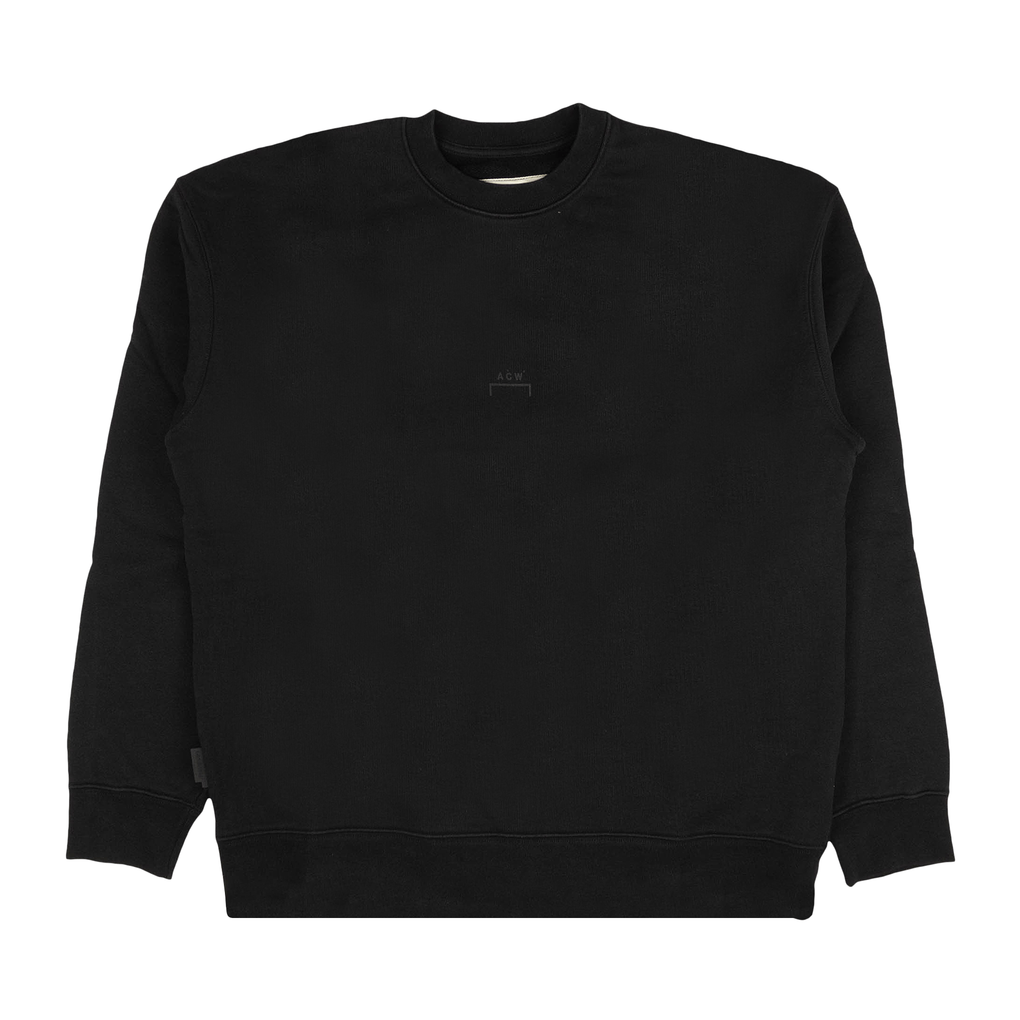 Pre-owned A-cold-wall* Logo Crewneck Sweatshirt 'black'