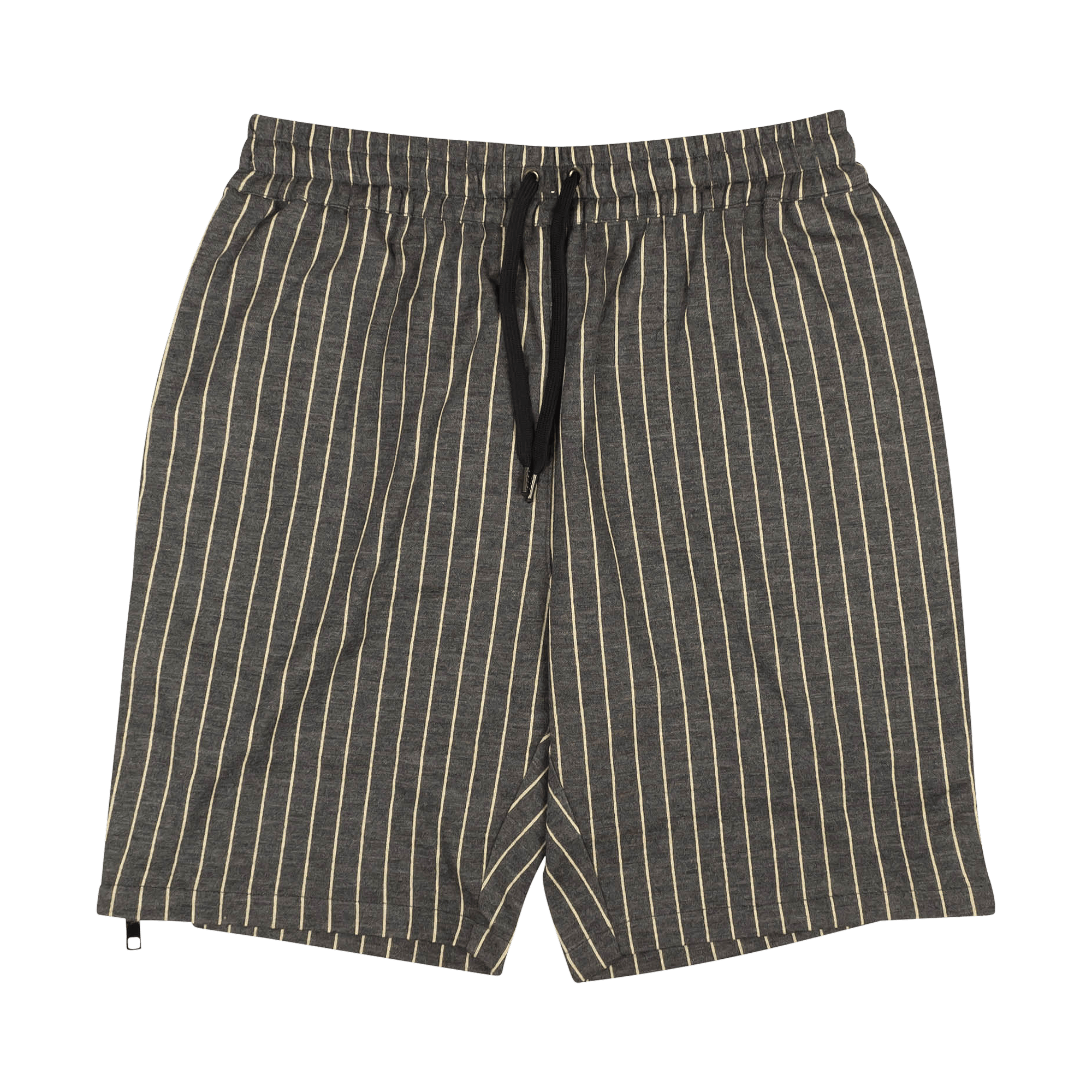 Pre-owned Pyer Moss Pinstripe Wool Blend Shorts 'grey'