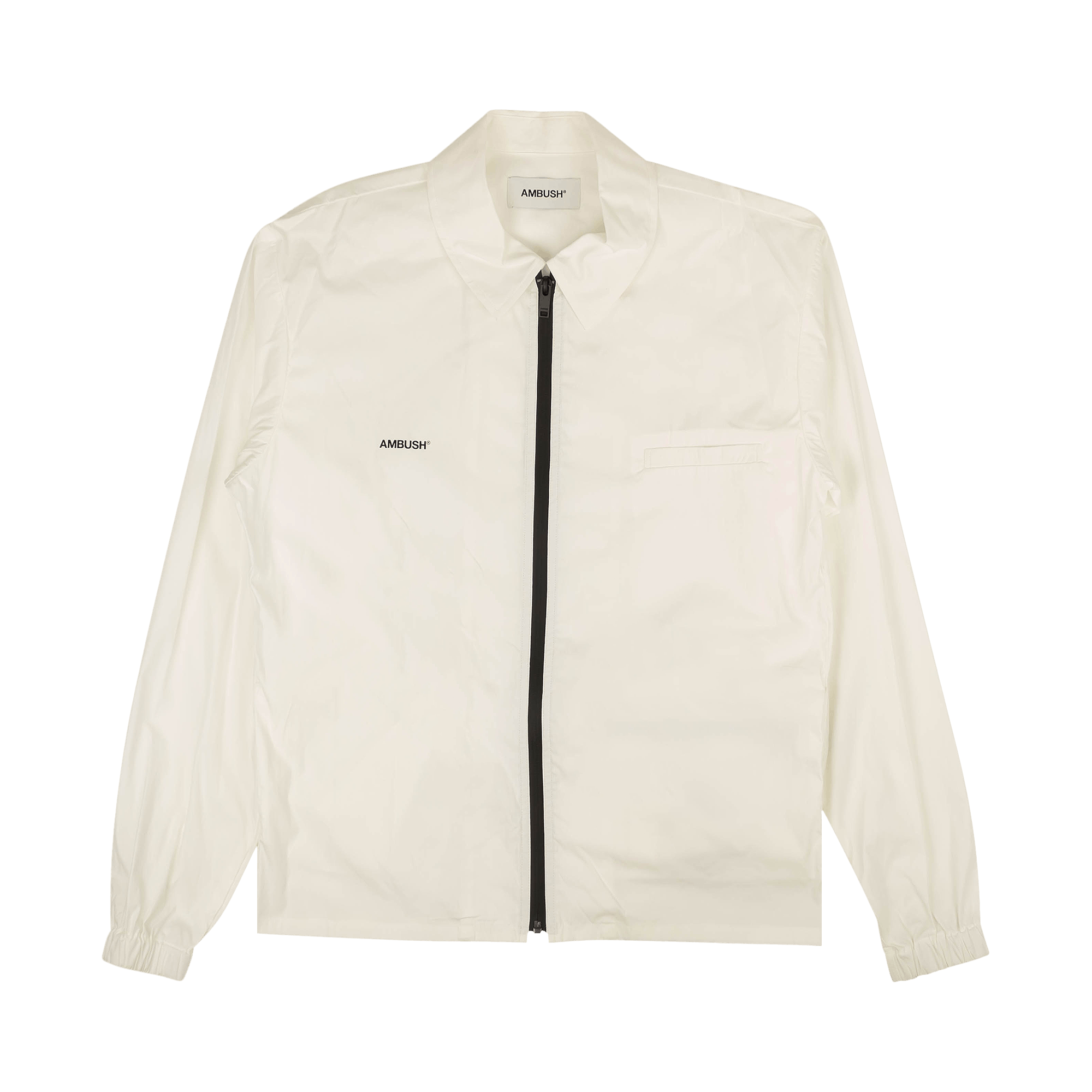 Pre-owned Ambush Zip Pocket Shirt Jacket 'white'