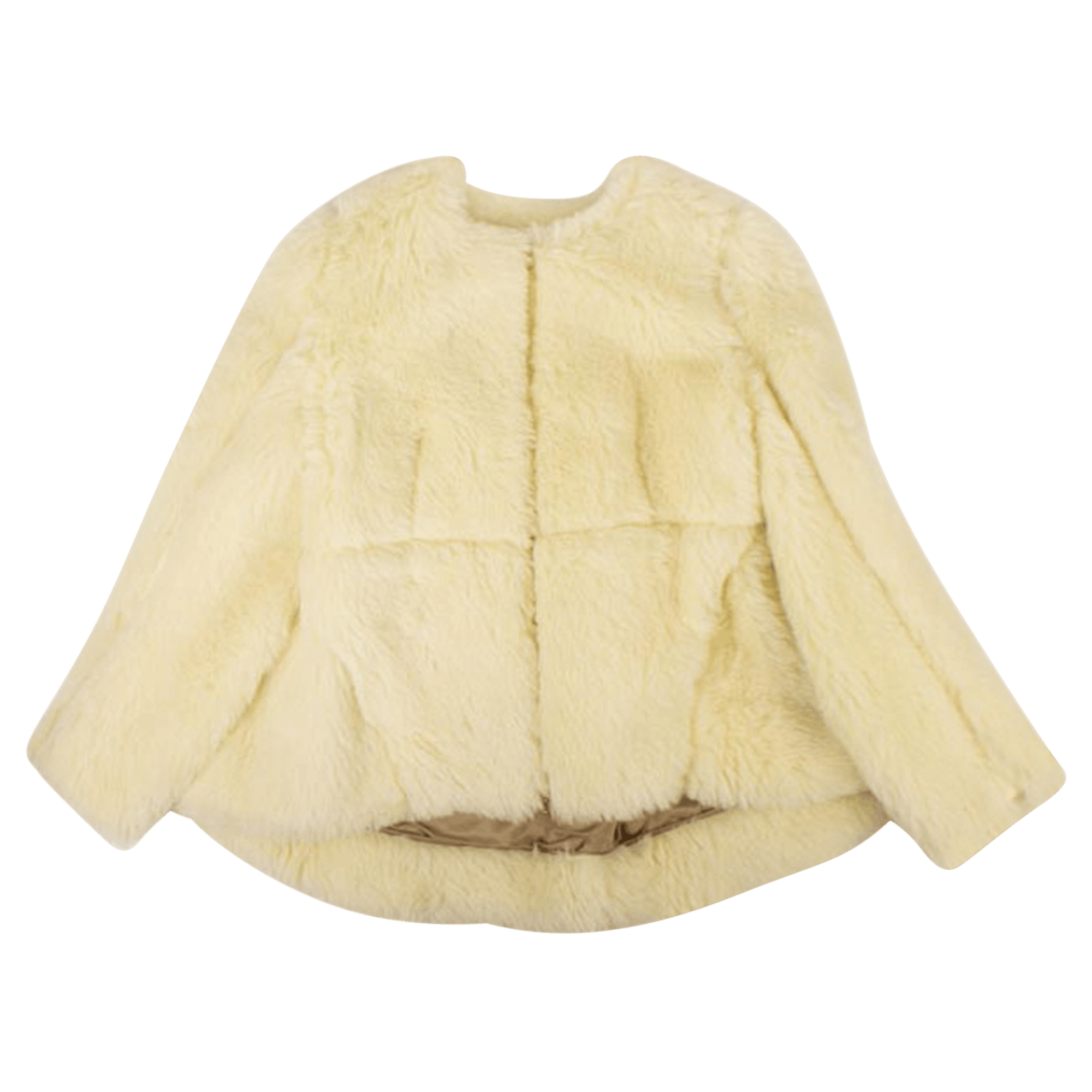 Pre-owned Marni Alpaca Fur Jacket 'yellow'