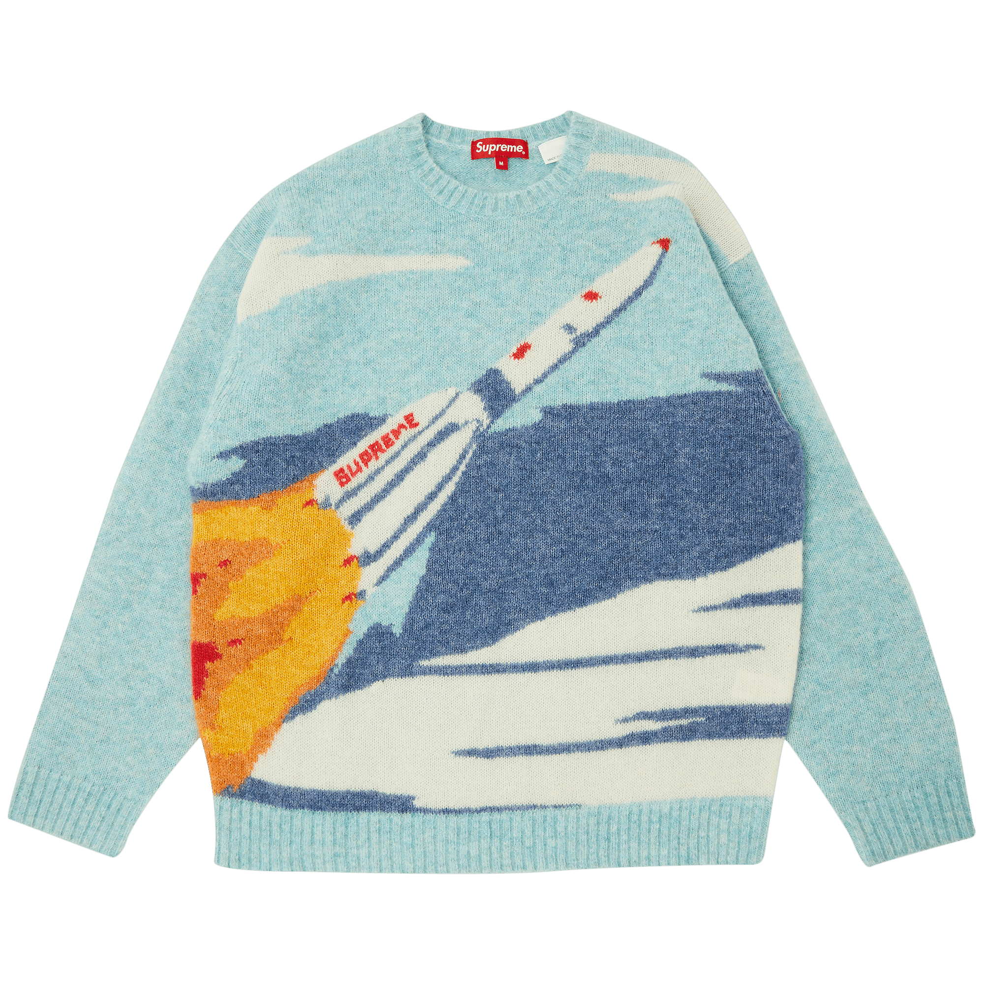 Pre-owned Supreme Rocket Sweater 'blue'