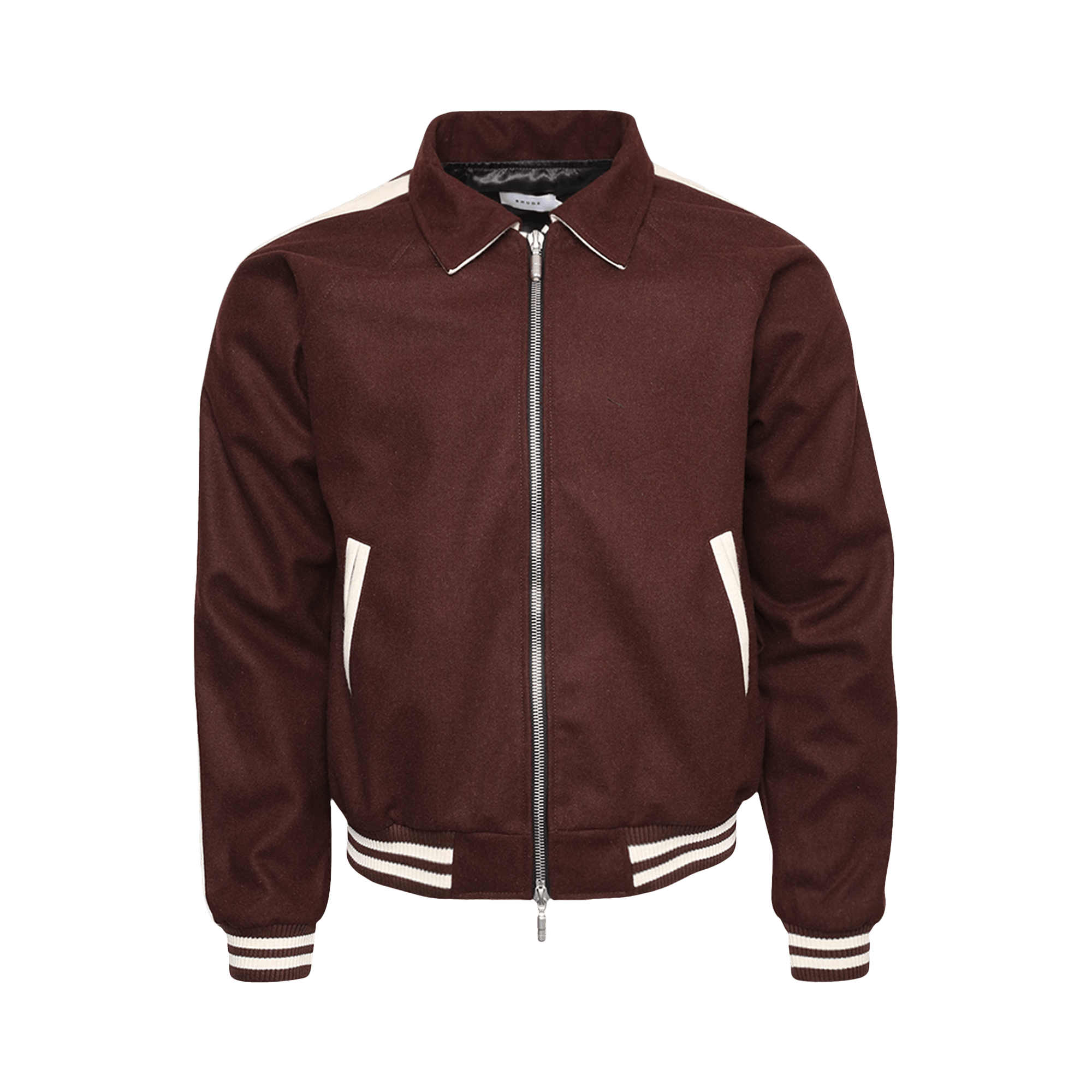 Pre-owned Rhude Signature Bomber 'brown'