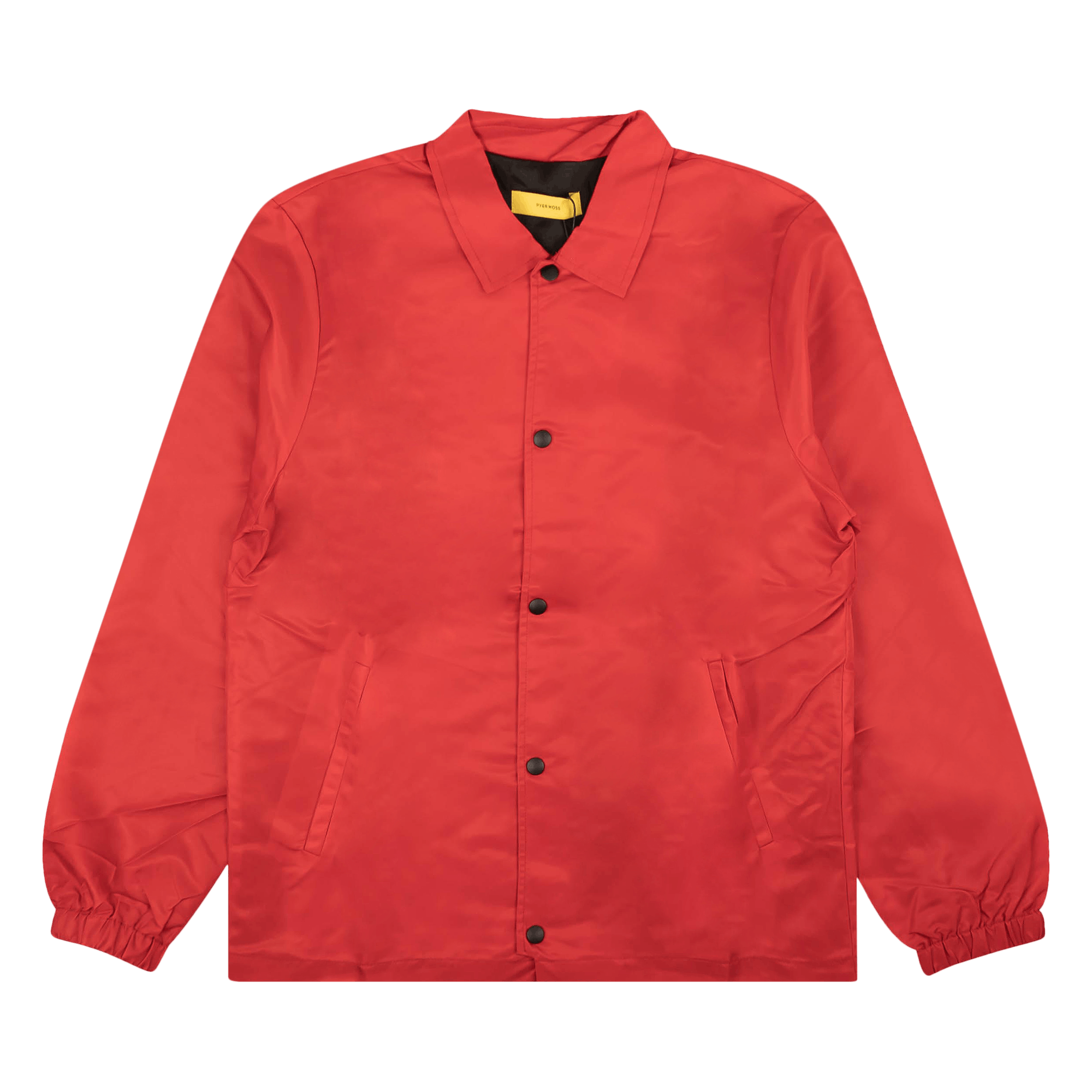 Pre-owned Pyer Moss Satin Snap Jacket 'red'