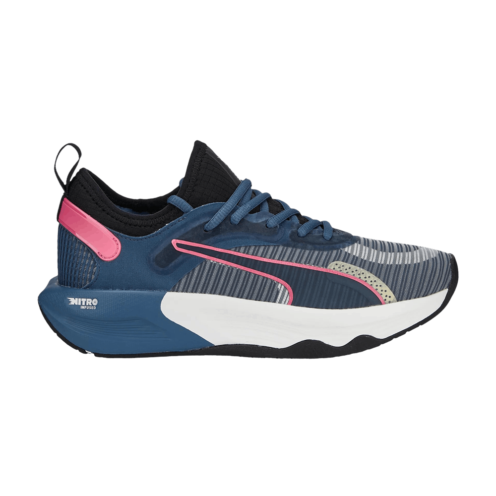 Pre-owned Puma Wmns Pwr Xx Nitro 'evening Sky Sunset Pink' In Blue