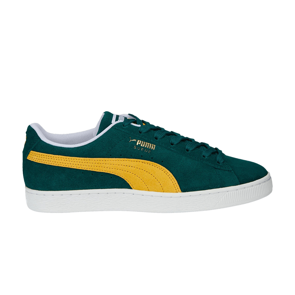 Pre-owned Puma Suede Teams 2 'celtics' In Green
