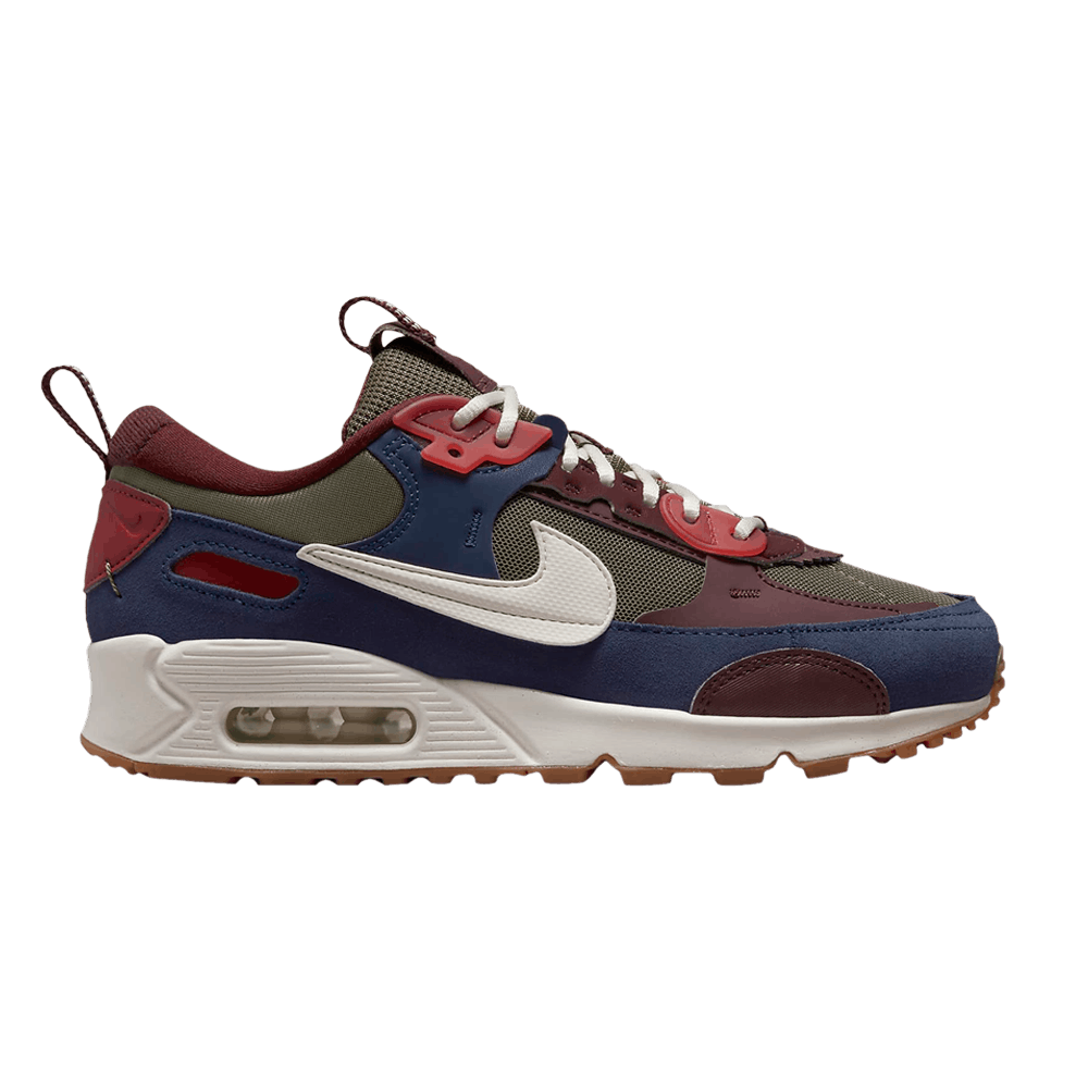 Pre-owned Nike Wmns Air Max 90 Futura 'medium Olive Navy' In Green