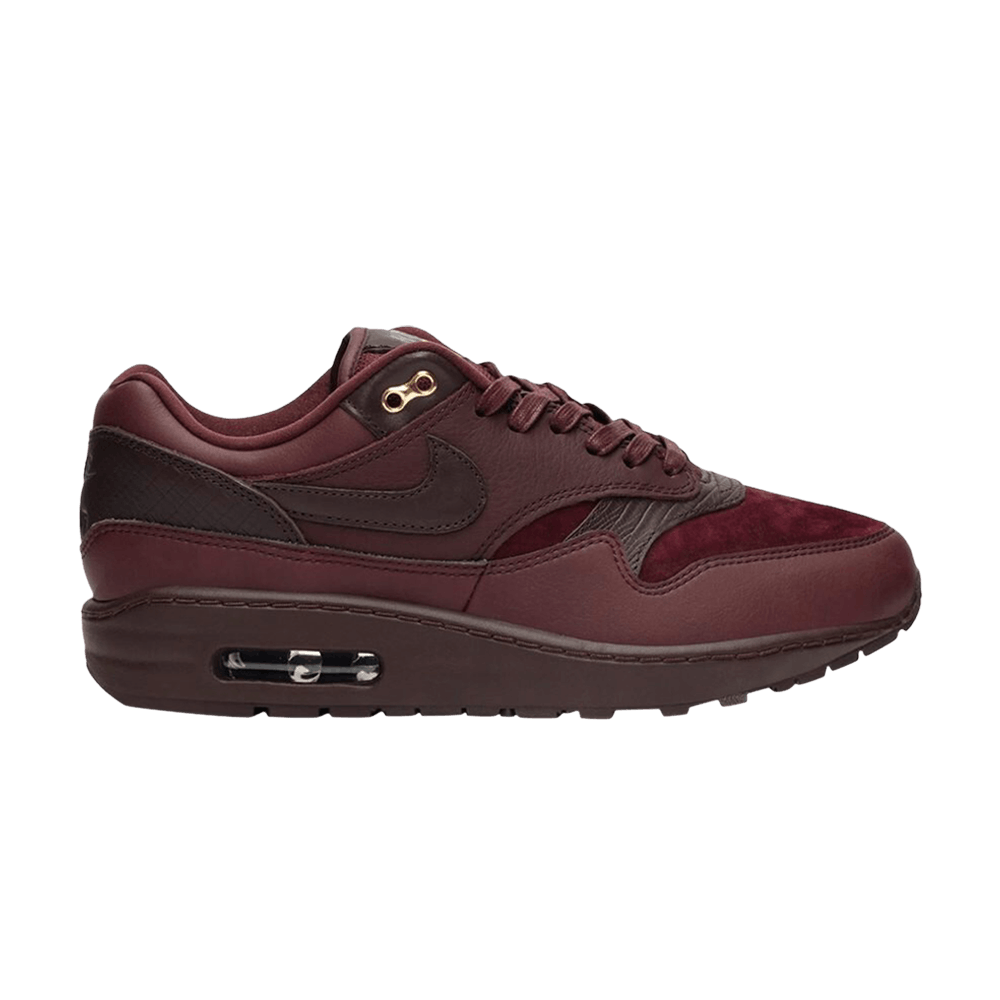Pre-owned Nike Wmns Air Max 1 '87 'burgundy Crush' In Red