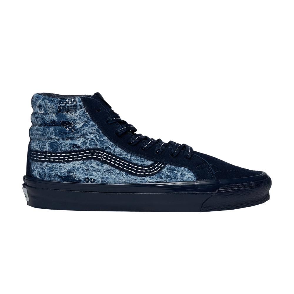 FDMTL x Vans OG Sk8-Hi LX 'Distressed Indigo'
