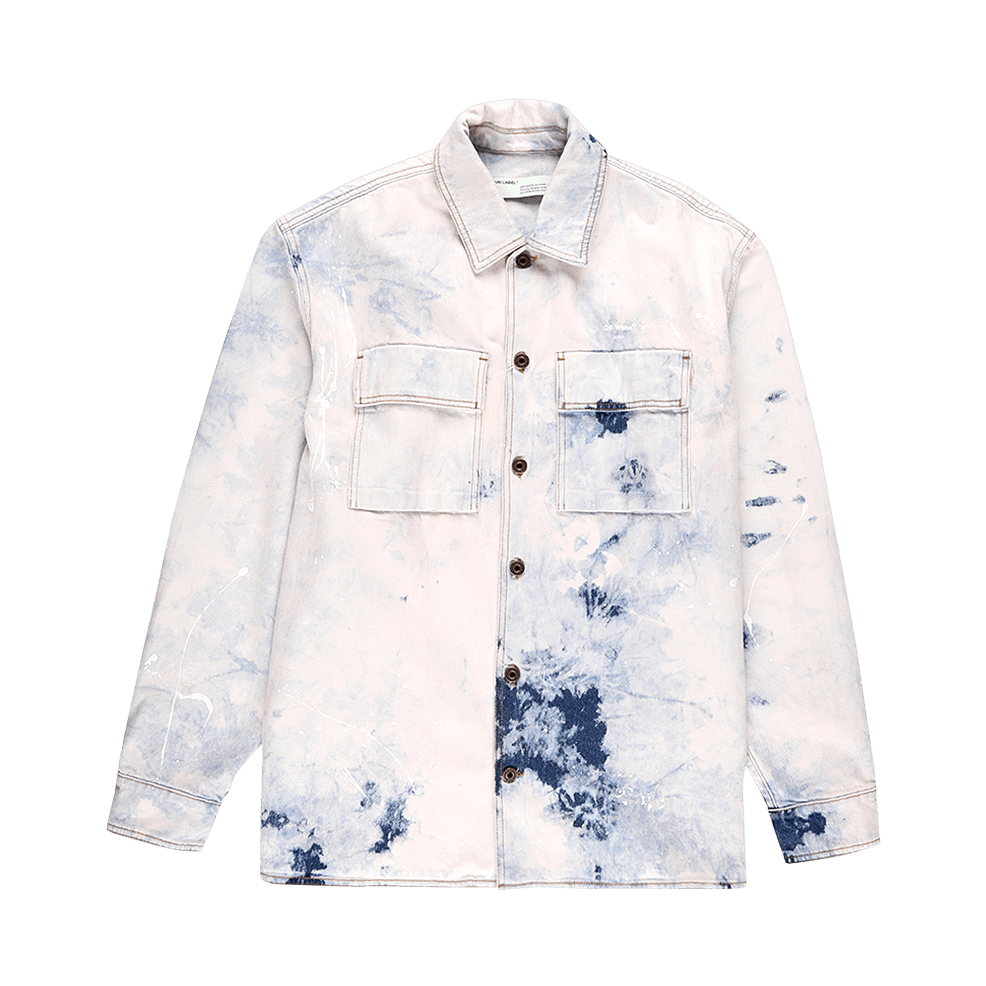 Off-White Arrow Over Denim Shirt 'Extreme Bleach'
