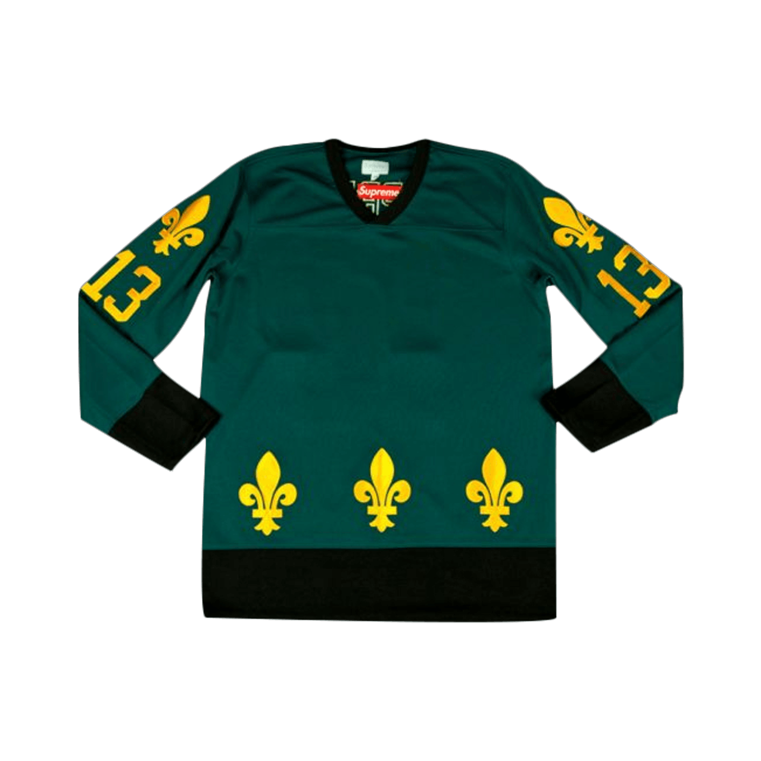 Supreme Fleur De Lis Hockey Jersey 'Teal'