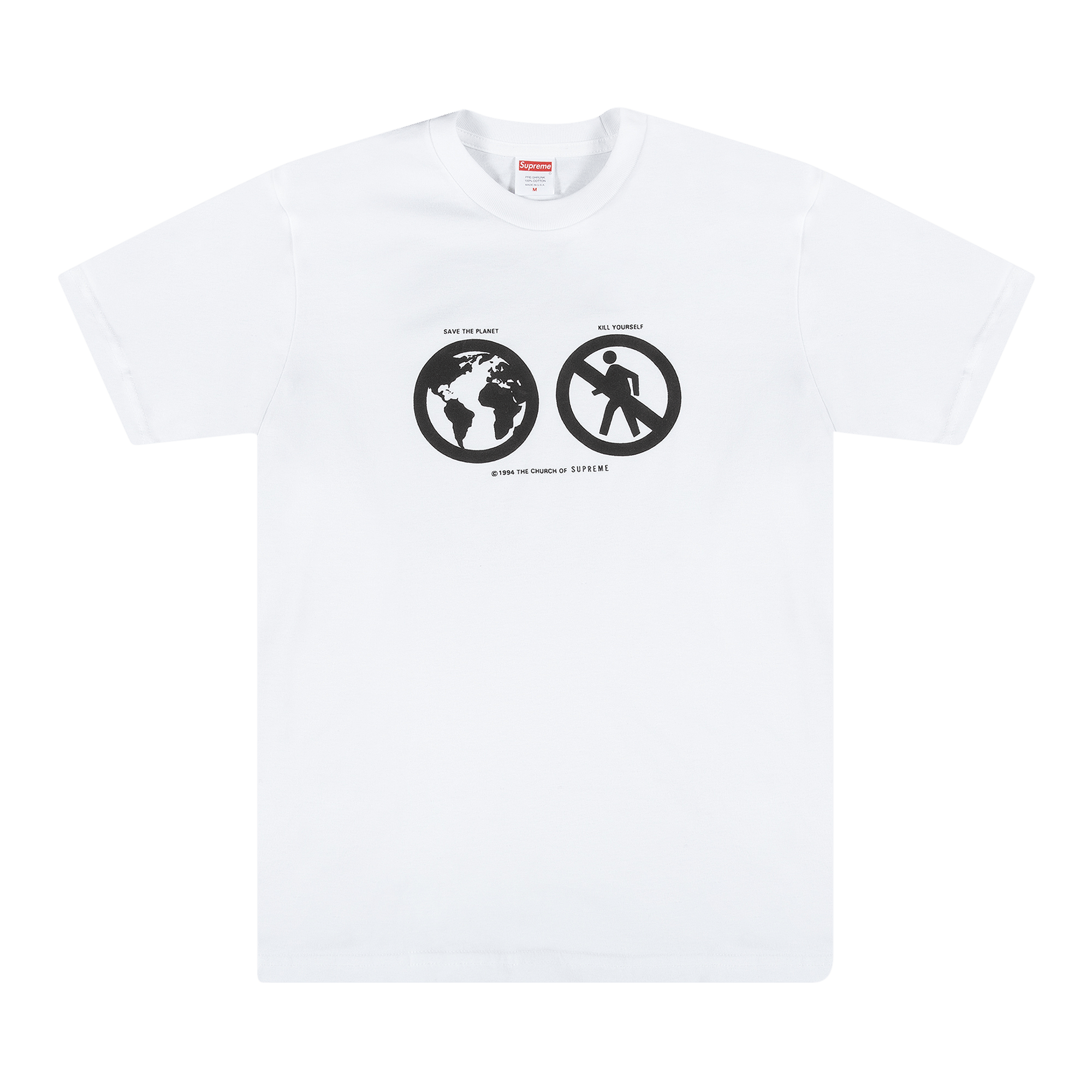 Supreme Save The Planet T-Shirt 'White'