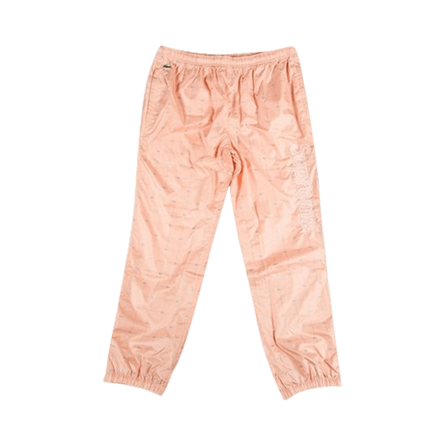 Supreme x Lacoste Reflecitve Grid Pants 'Peach'