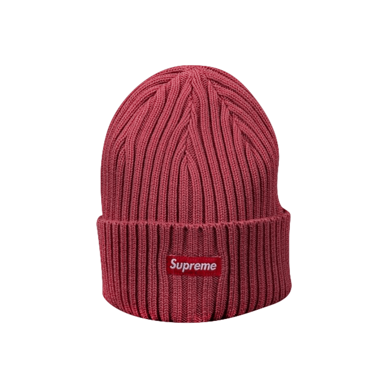 Supreme Overdyed Ribbed Beanie 'Magenta'