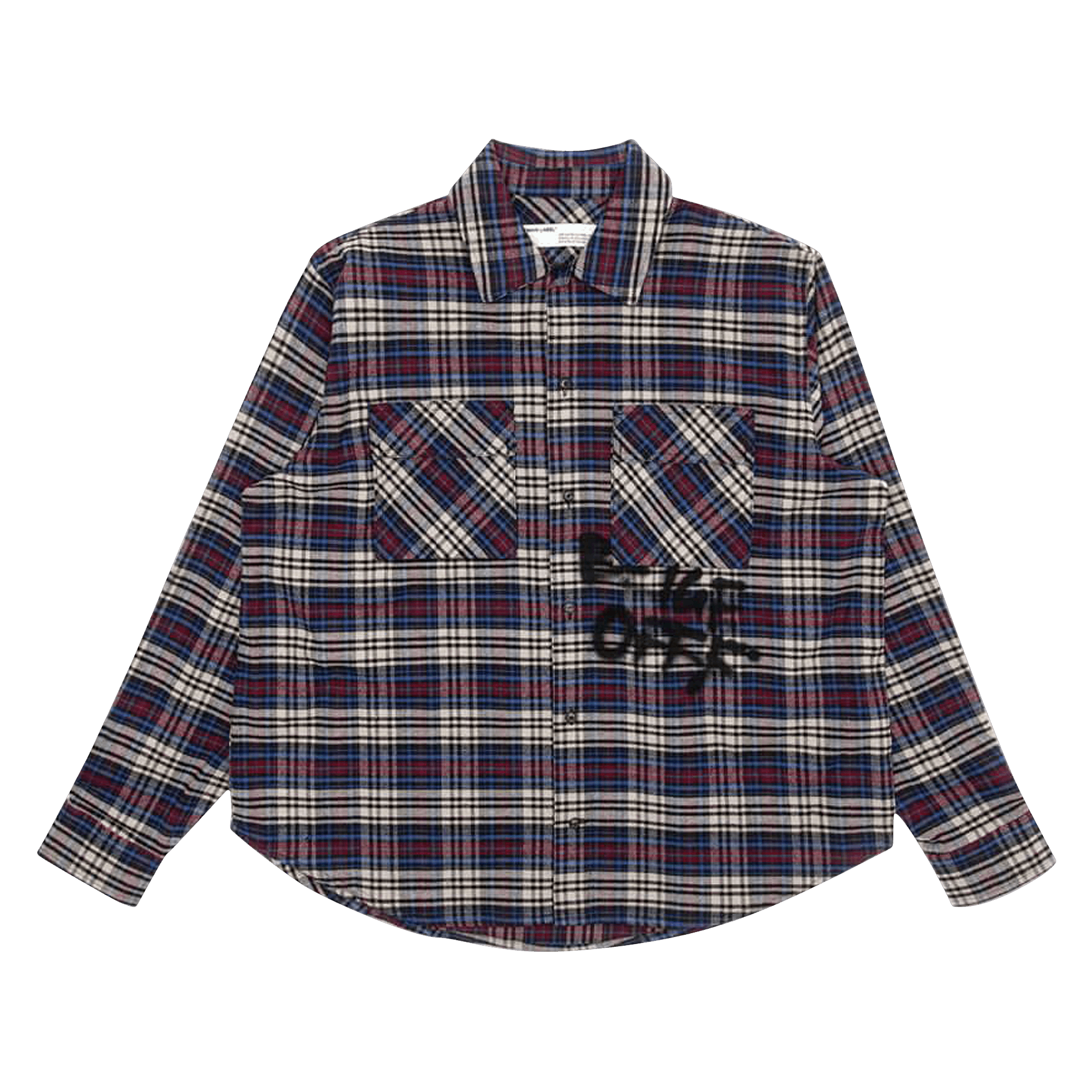 Off-White Flannel Check Shirt 'Blue / Black'
