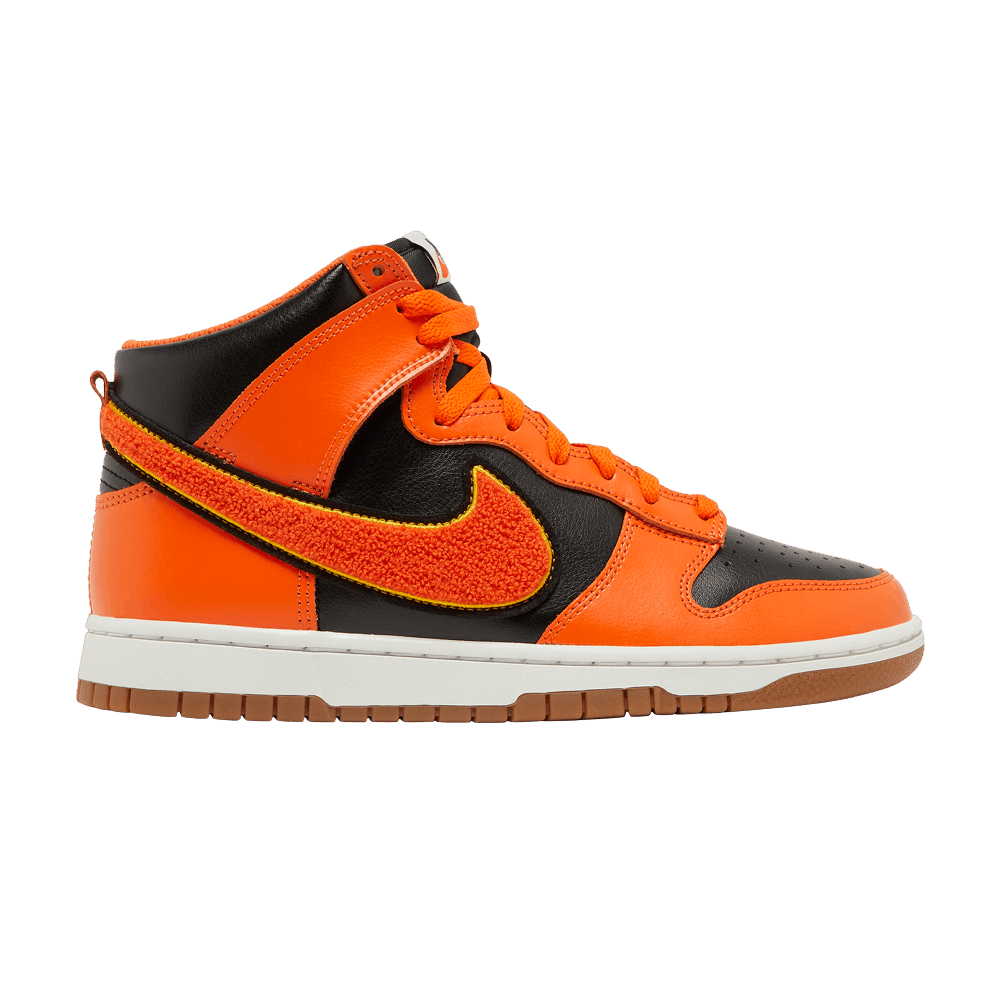 Nike Dunk High 'Chenille Swoosh - Safety Orange'