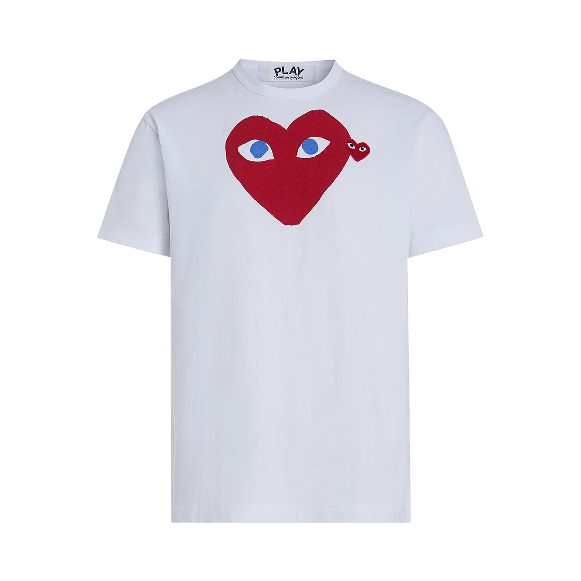 Comme des Garçons Short-Sleeve Play T-Shirt With Red Heart 'White'