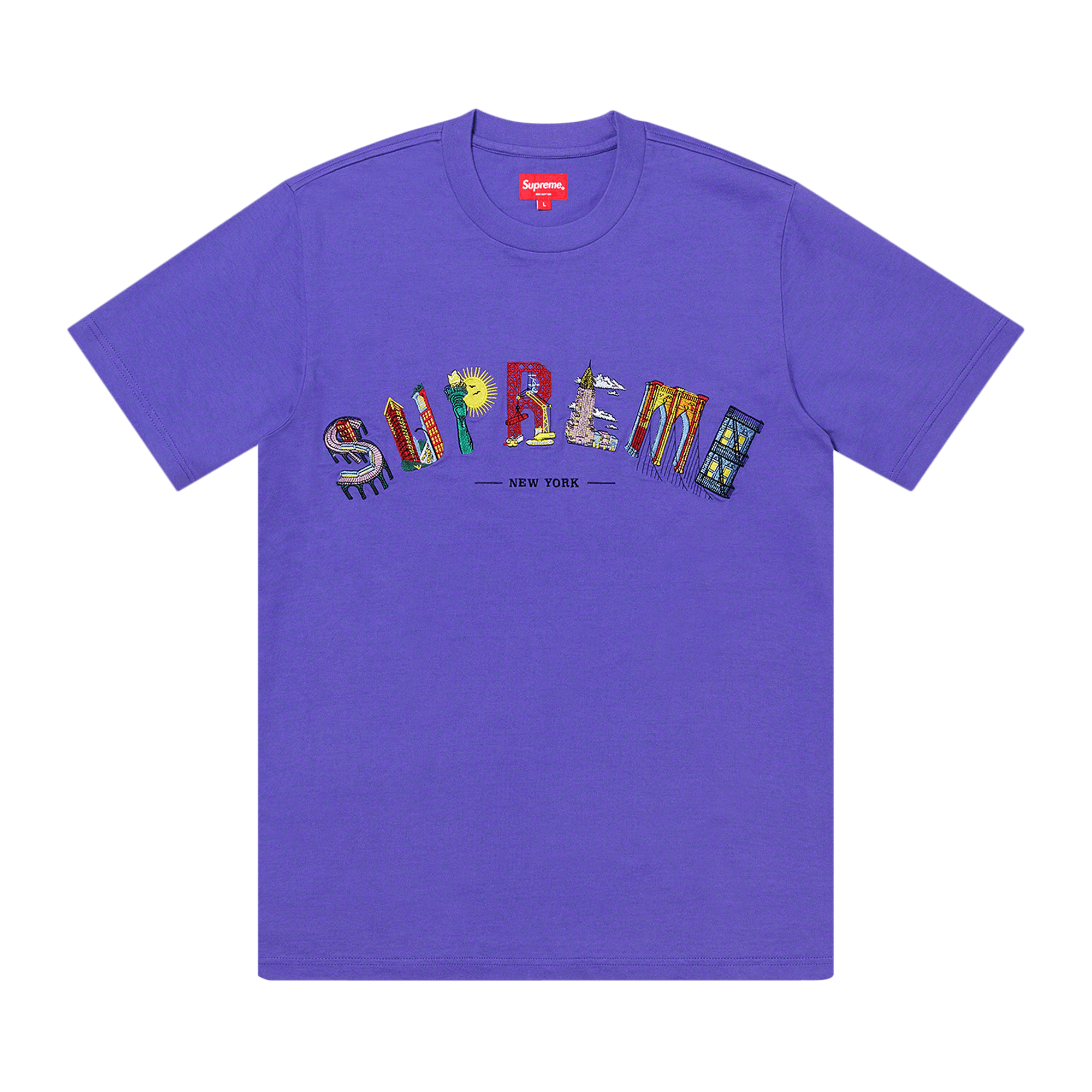 Supreme City Arc Tee 'Purple'