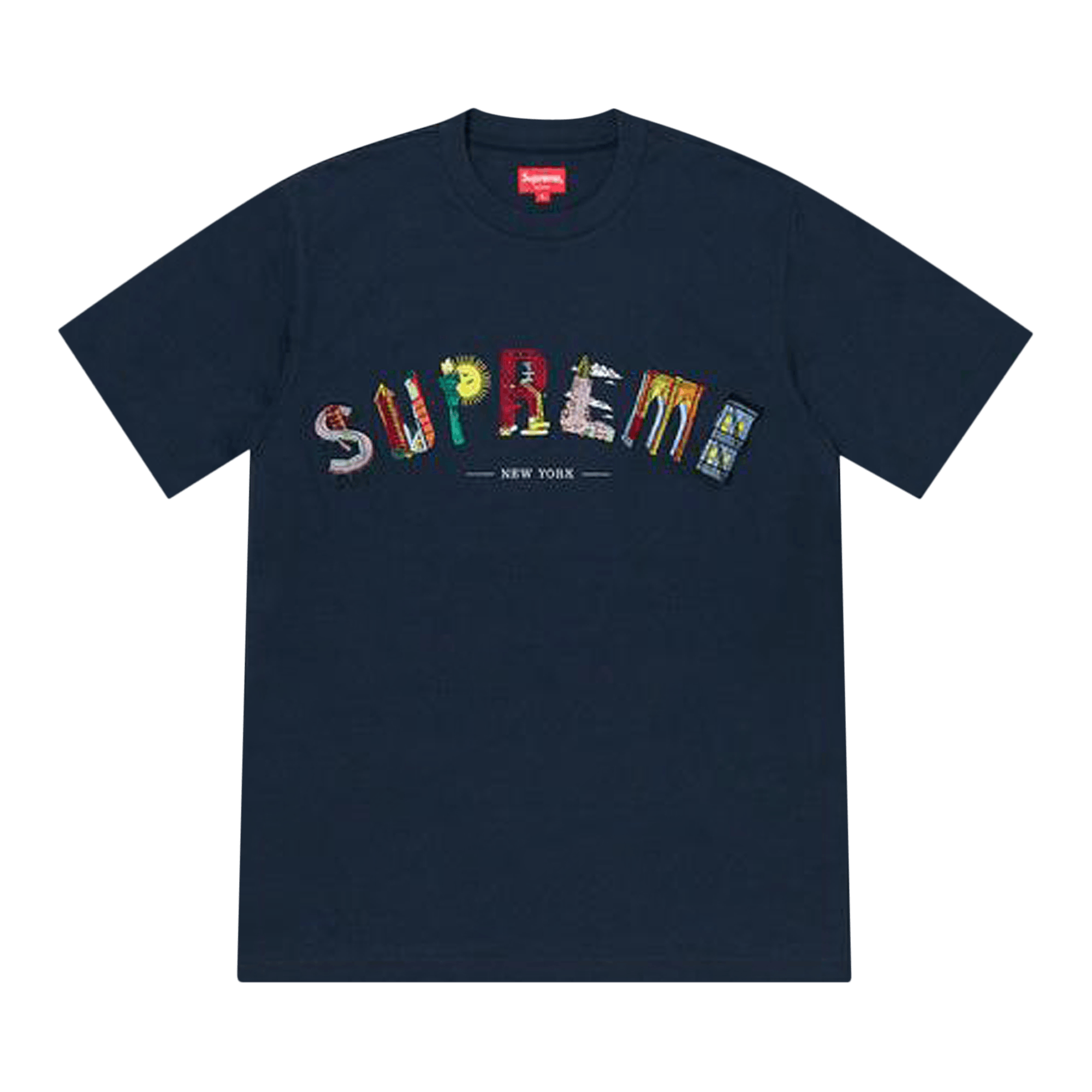 Supreme City Arc Tee 'Navy'