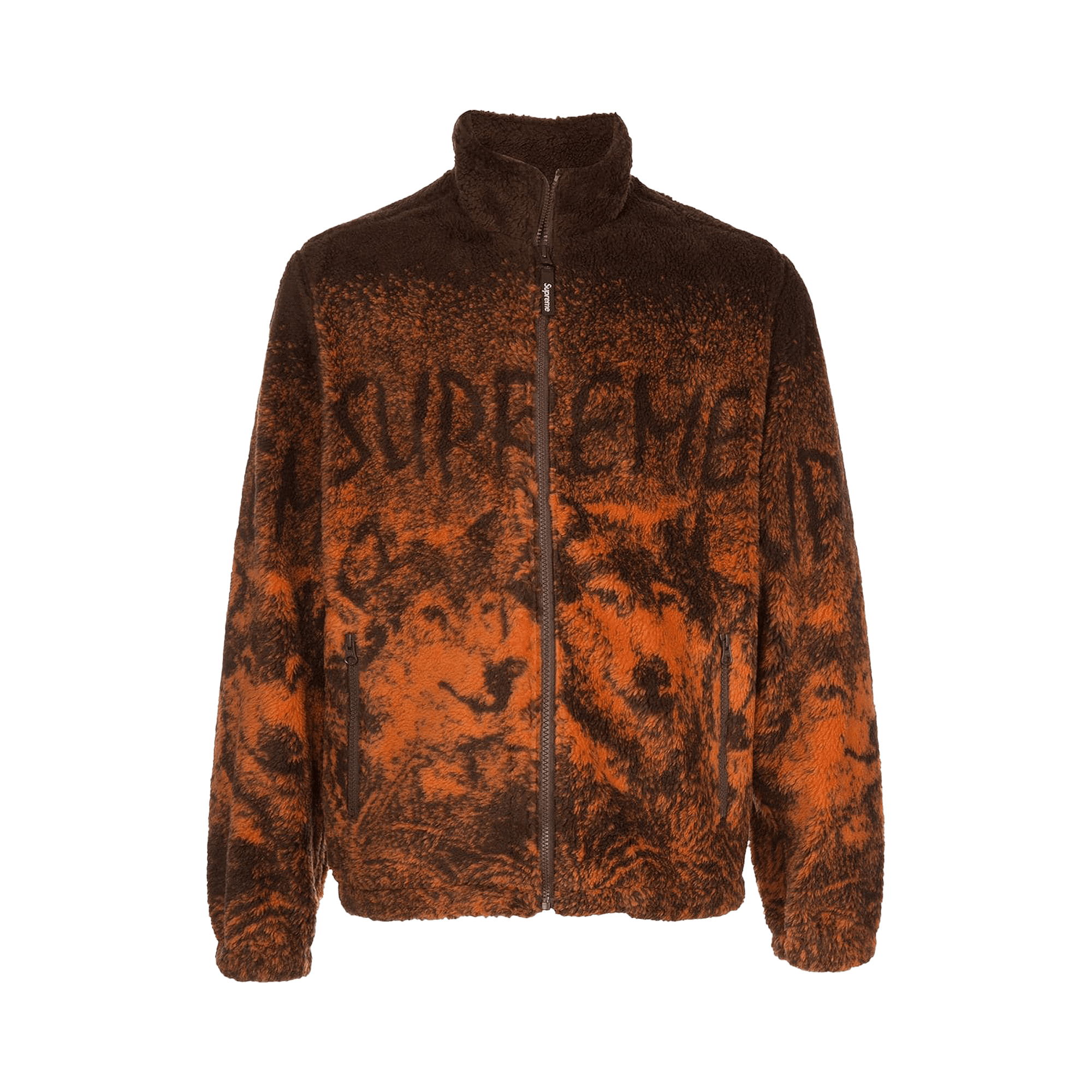 Supreme Wolf Fleece Jacket 'Brown'