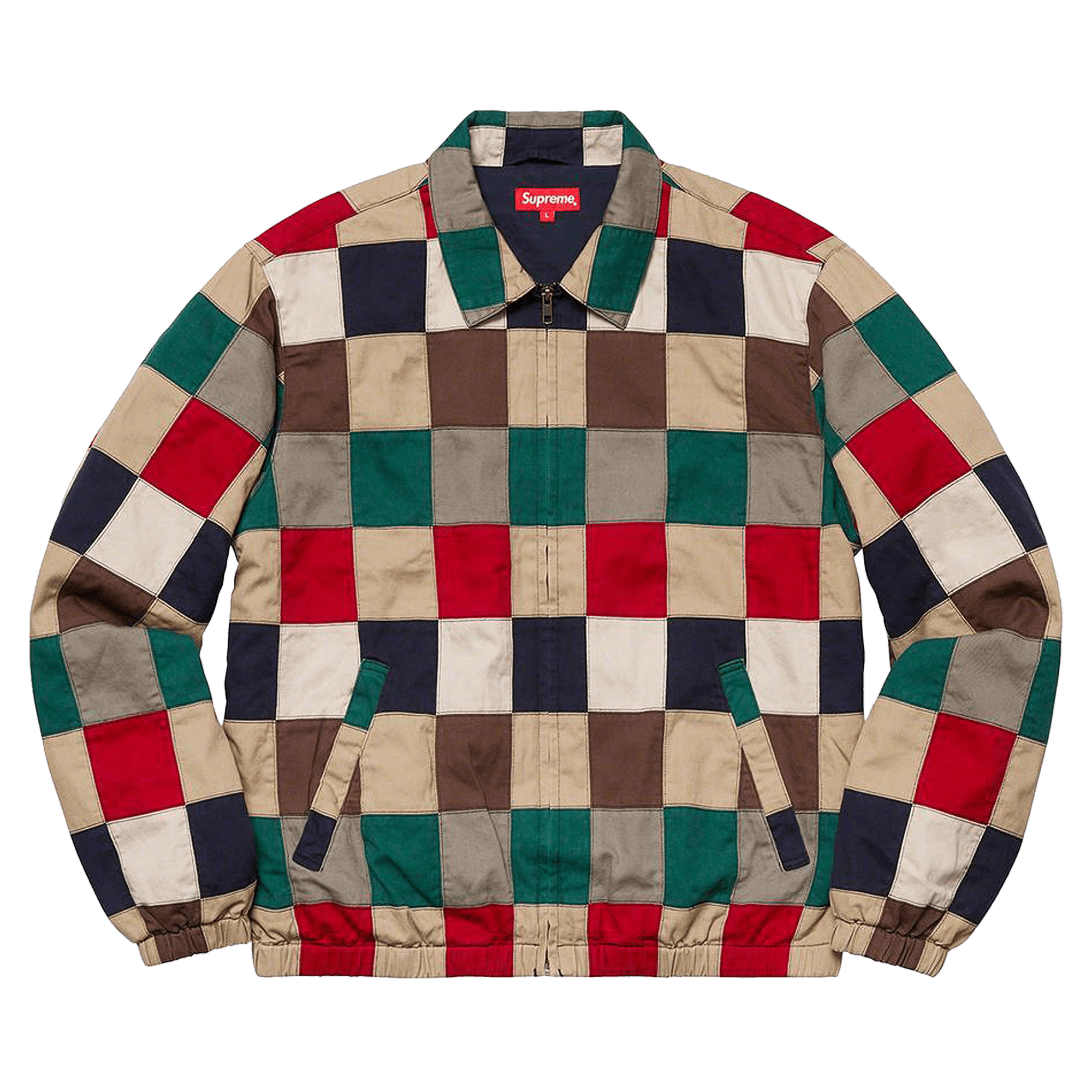 Supreme Patchwork Harrington Jacket 'Multicolor'