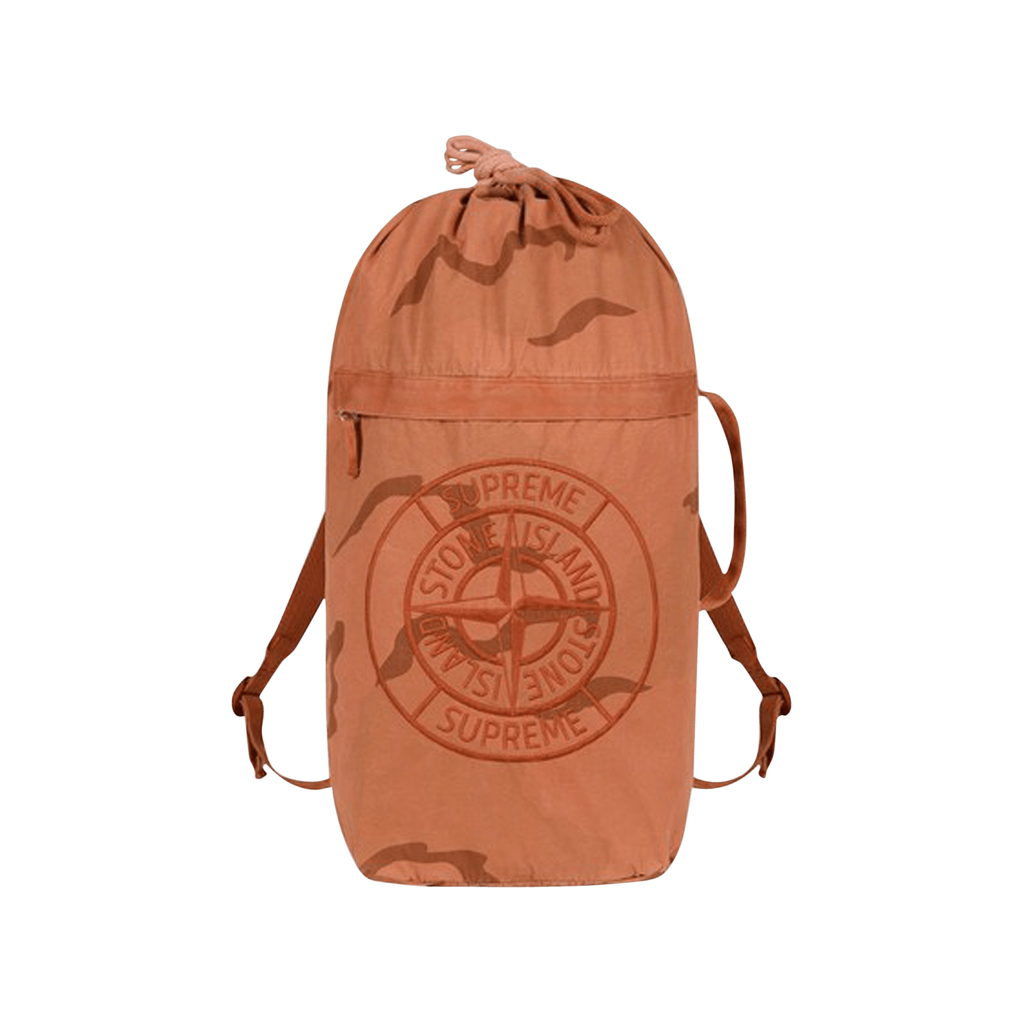 Supreme Stone Island Camo Backpack 'Coral'