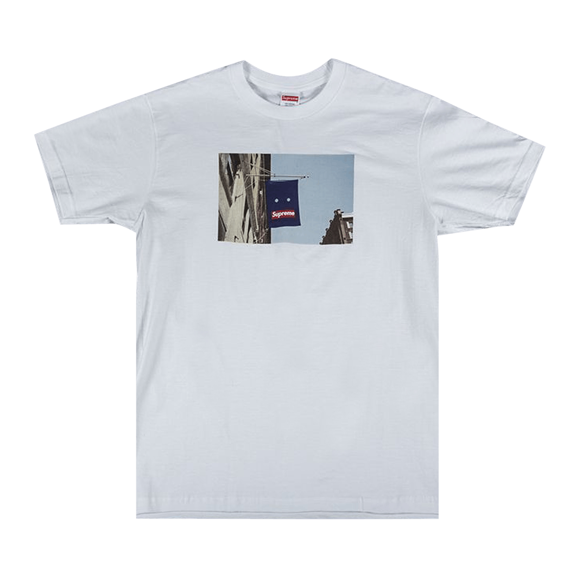 Supreme Banner Tee 'White'