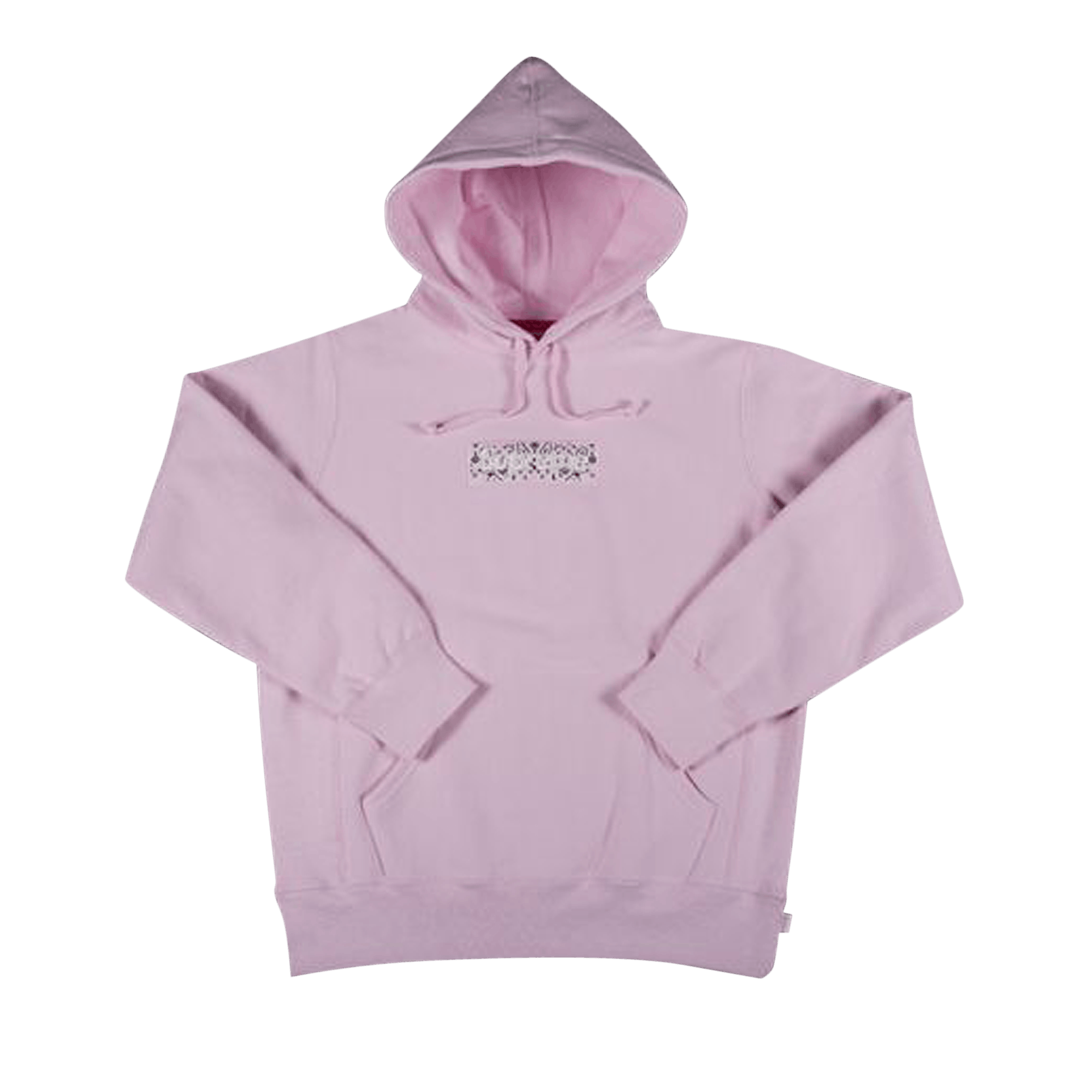 Supreme Bandana Box Logo Hooded Sweatshirt 'Pink'