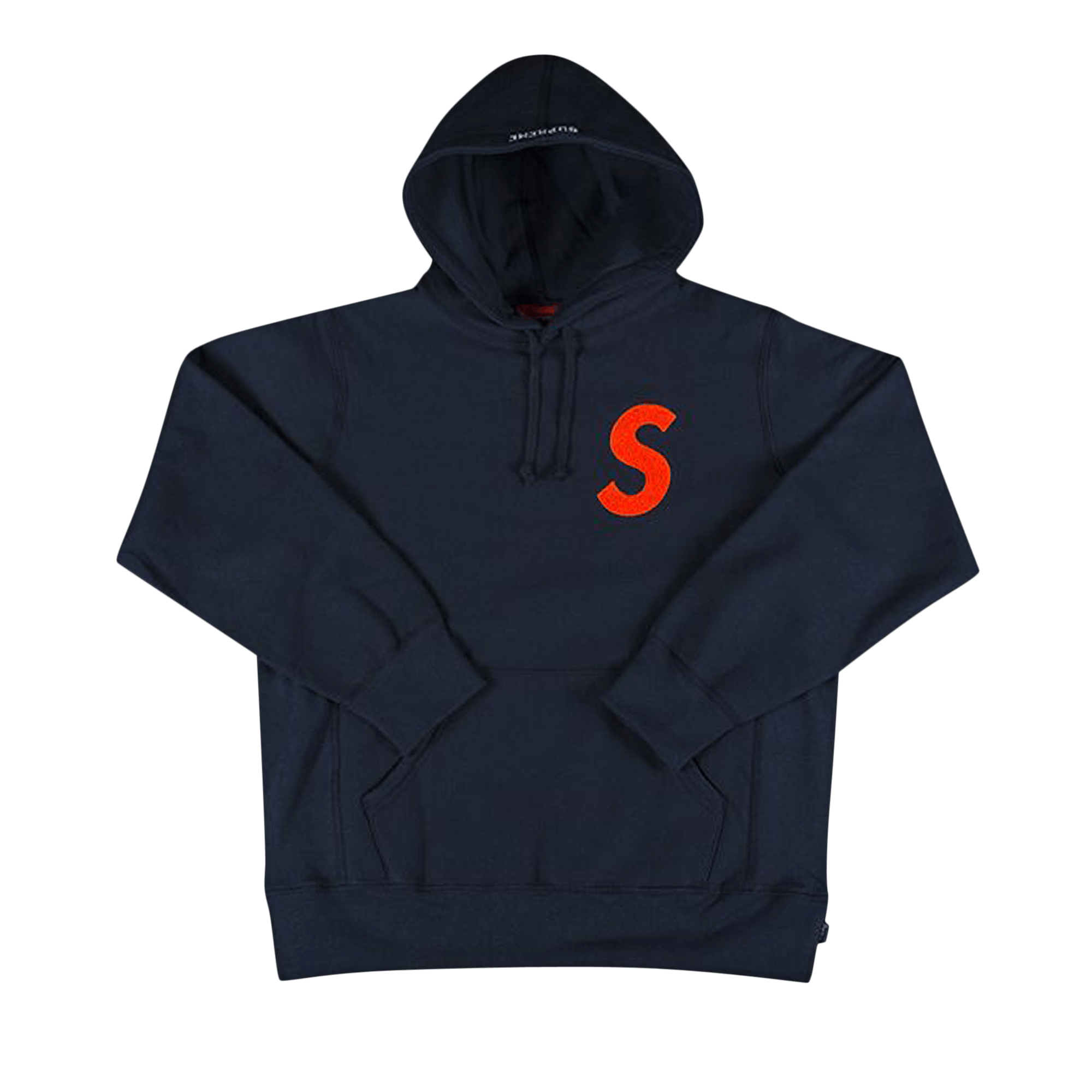 Supreme S Logo Hooded Sweatshirt 'Navy'