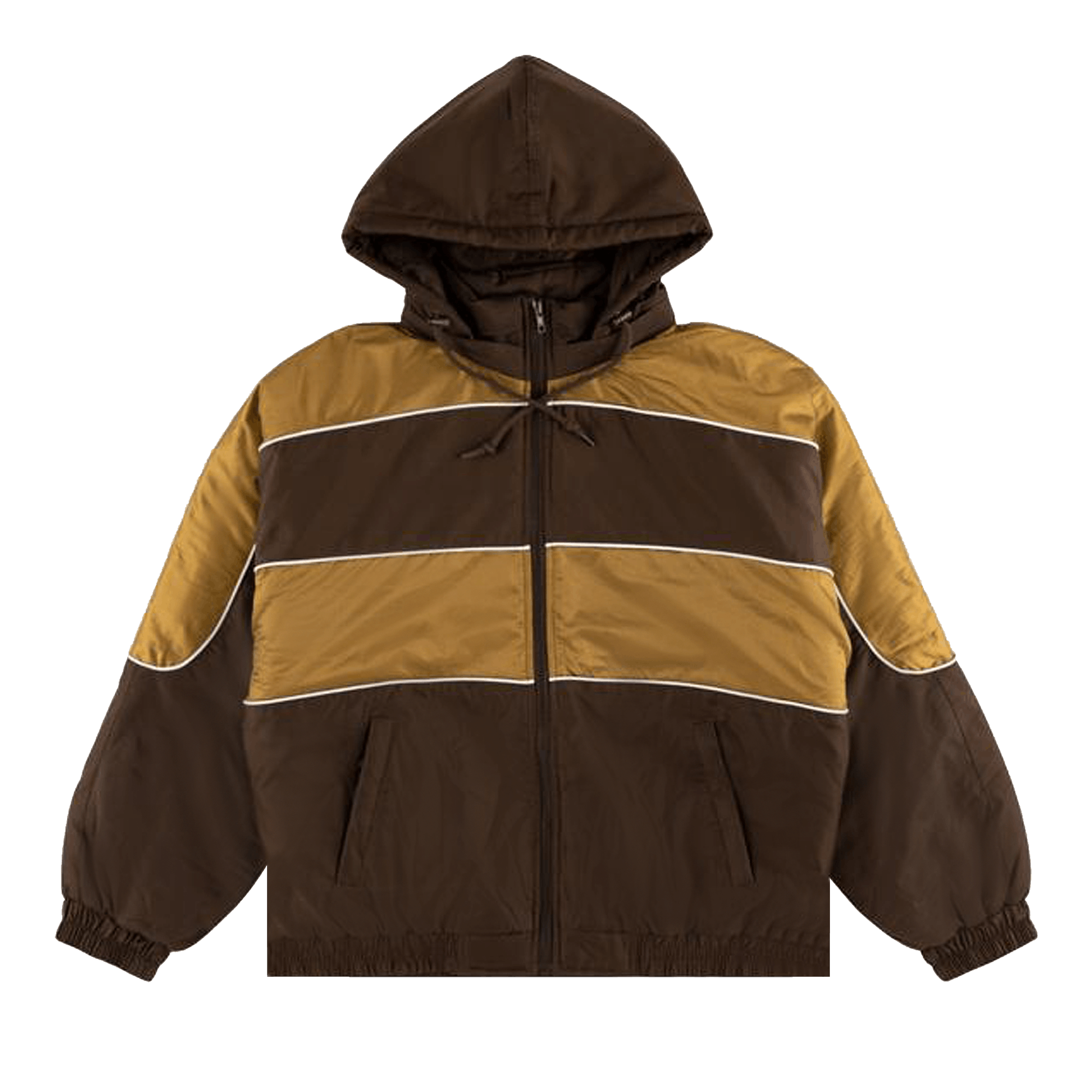 Supreme Sports Piping Puffy Jacket 'Brown'