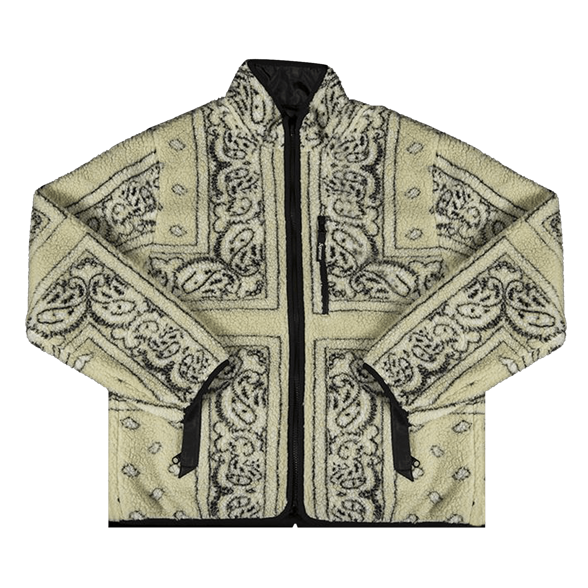 Supreme Reversible Bandana Fleece Jacket 'Tan'