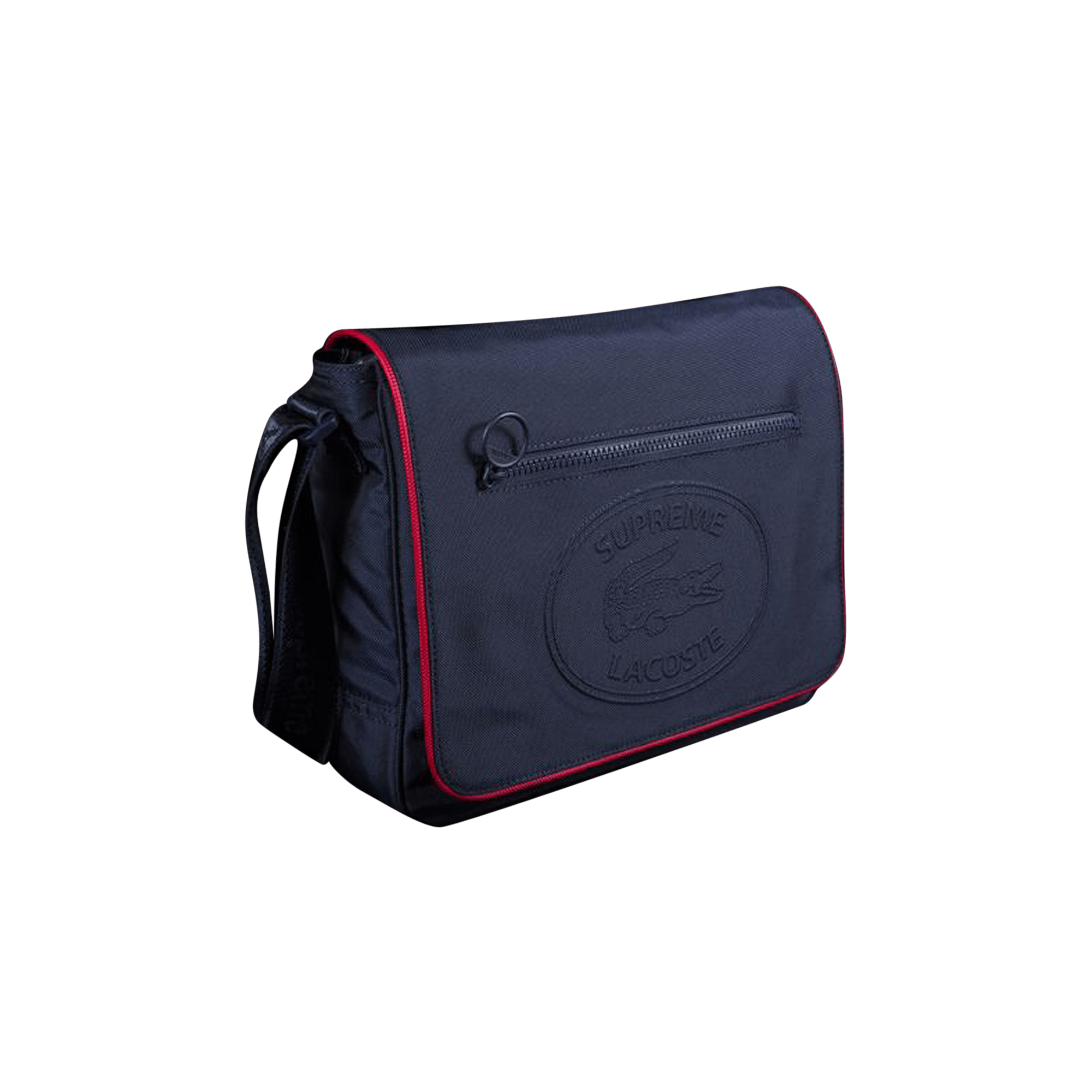 Supreme x Lacoste Small Messenger Bag 'Navy'