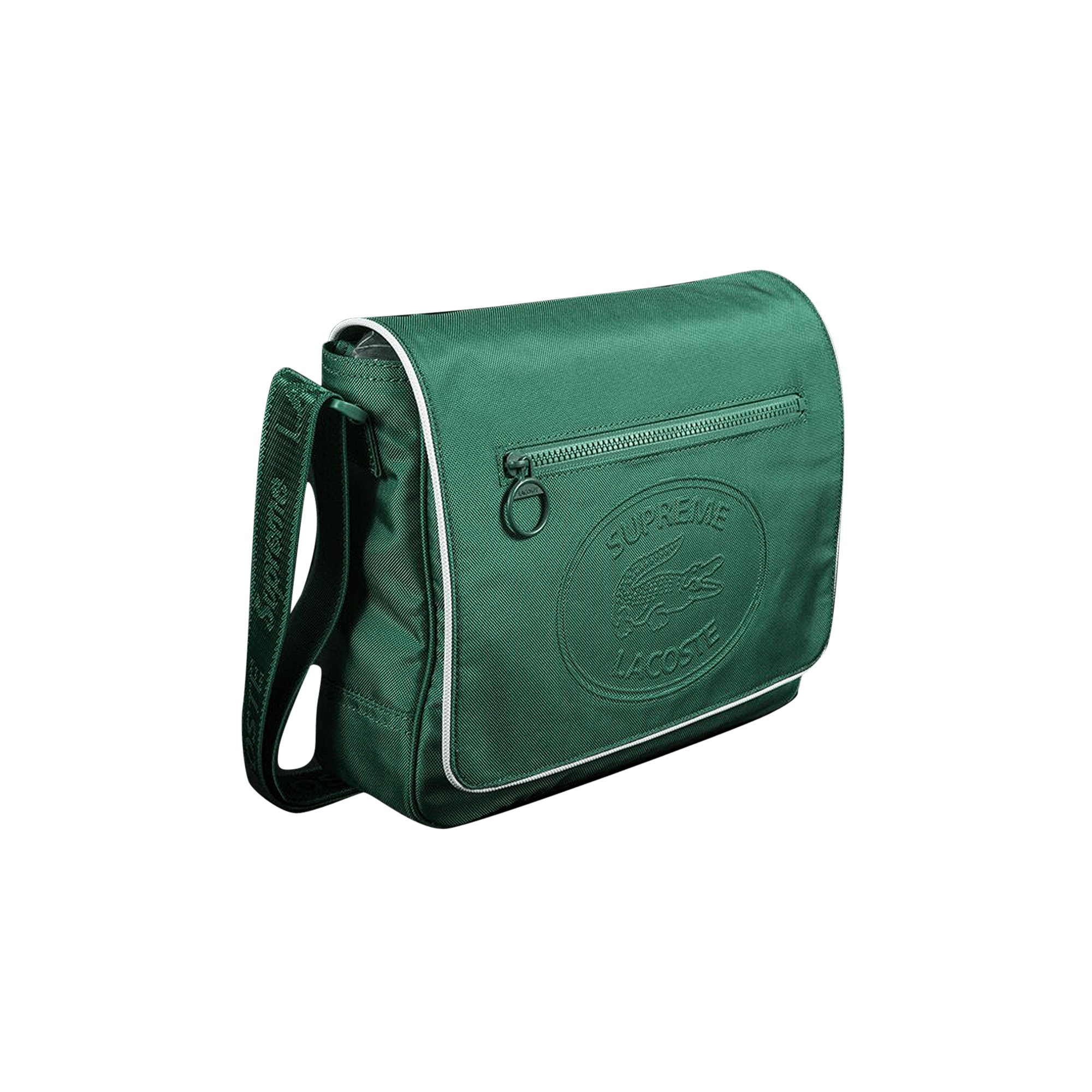 Supreme x Lacoste Small Messenger Bag 'Green'