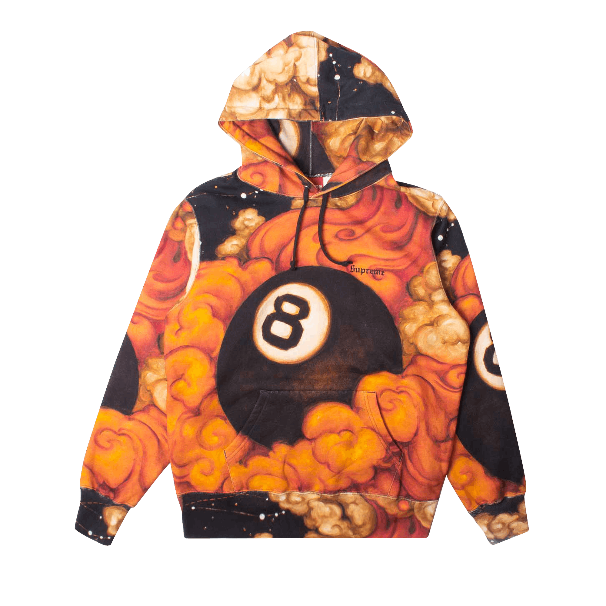Supreme Martin Wong 8-Ball Hooded Sweatshirt 'Multi'