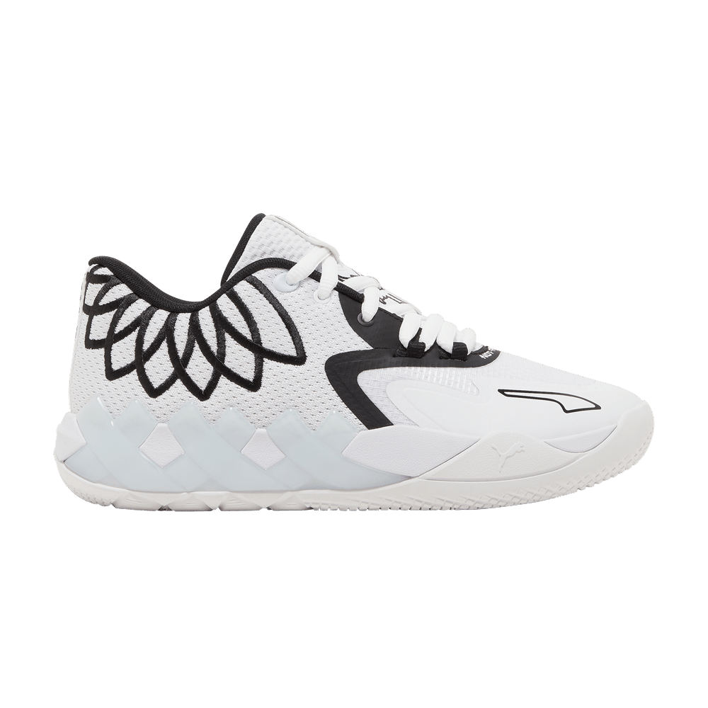 Pre-owned Puma Mb.01 Lo Jr 'team Colors - White Black'