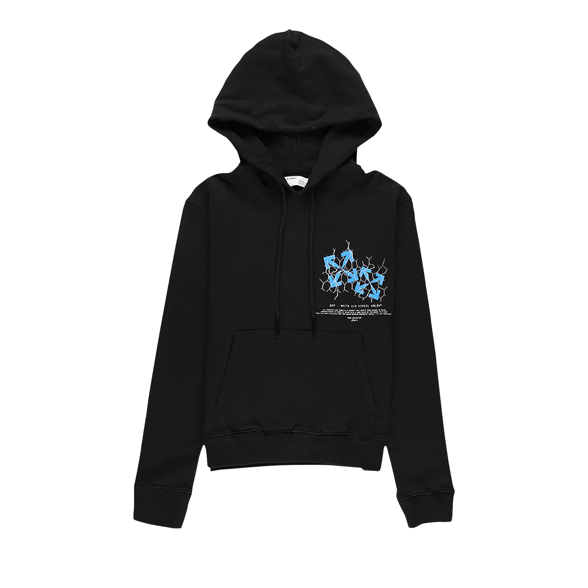 Off-White Fence Arrow Hoodie 'Black'