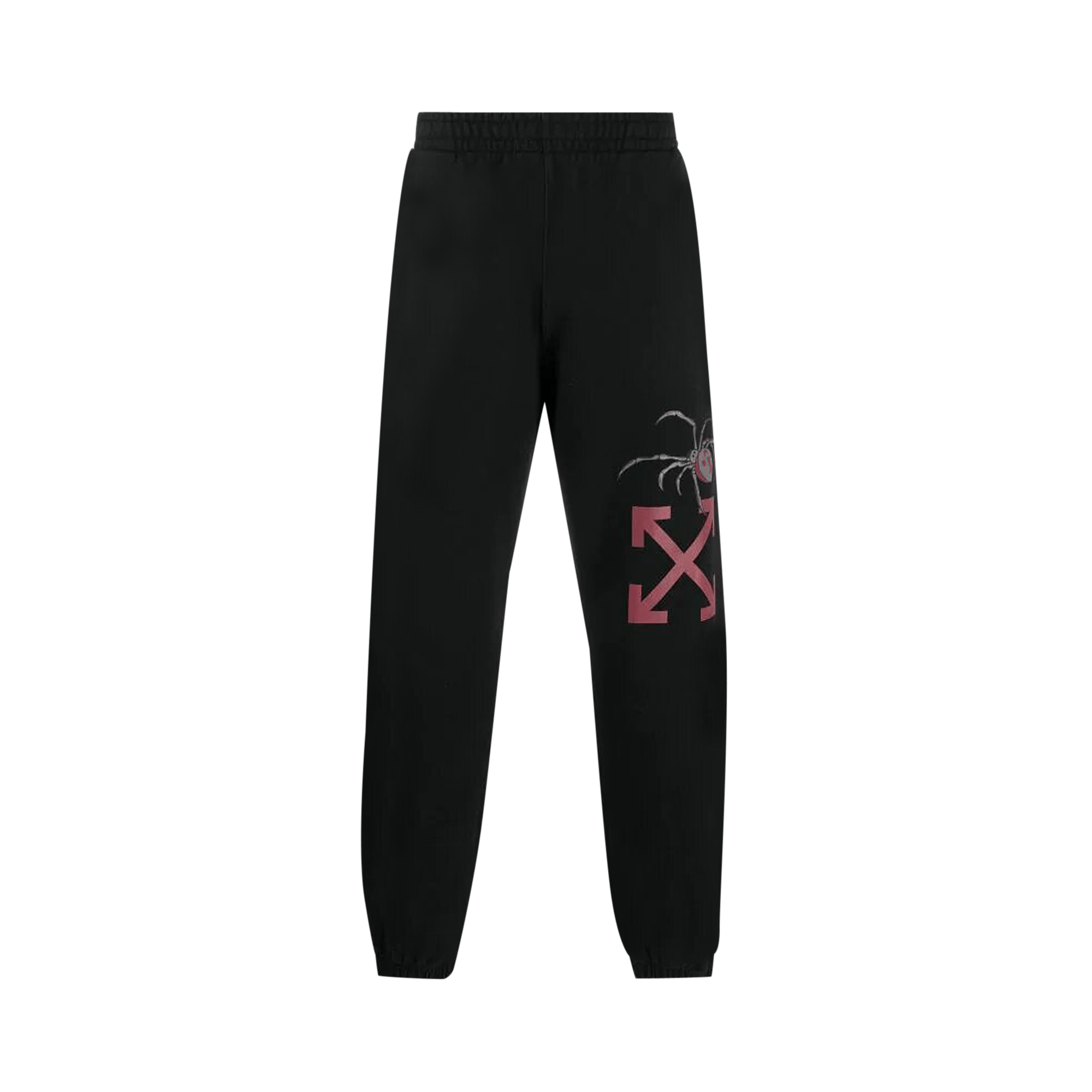 Off-White Arachno Arrow Short Sweatpant 'Black/Bordeaux'