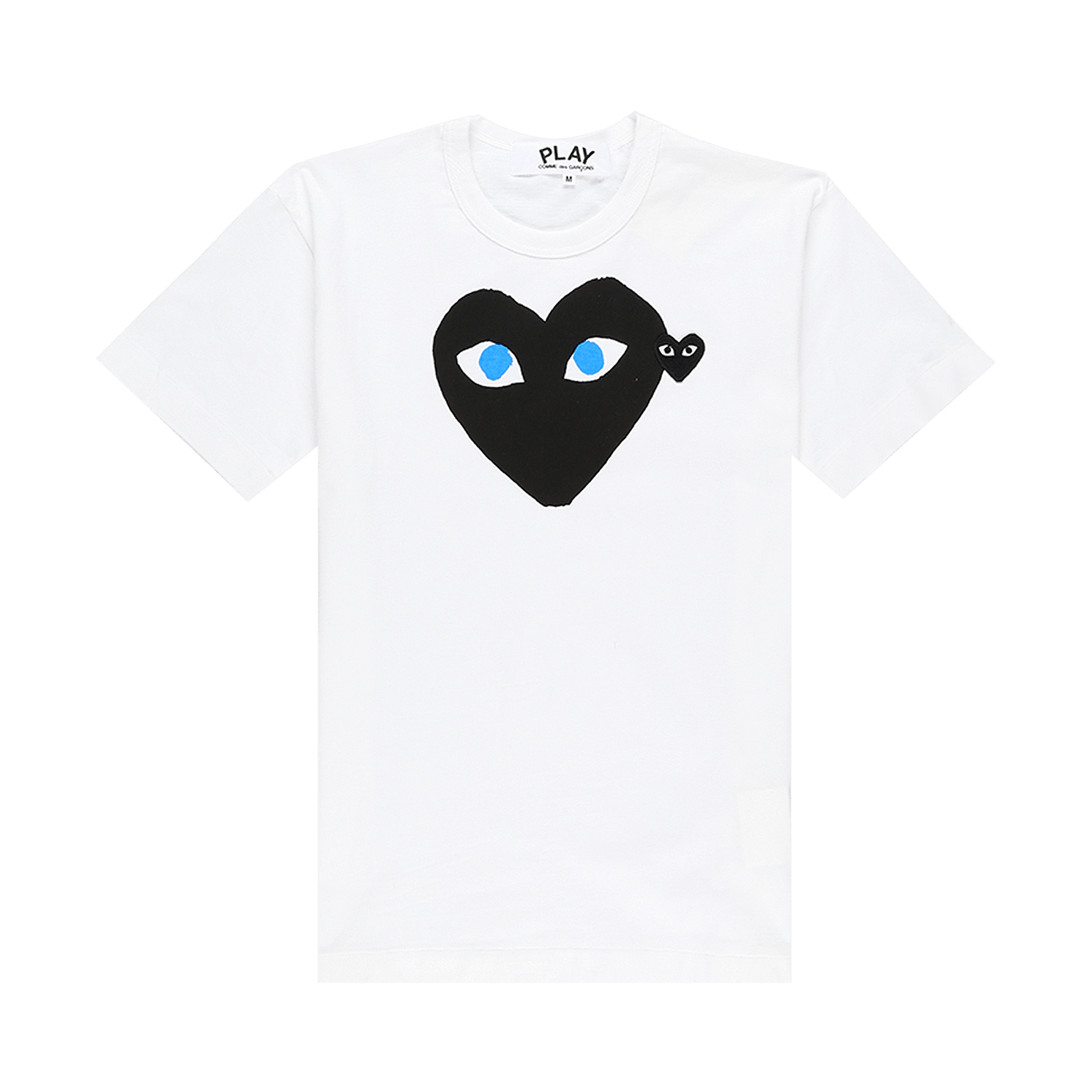 Comme des Garçons Short-Sleeve Play T-Shirt With Black Heart 'White'