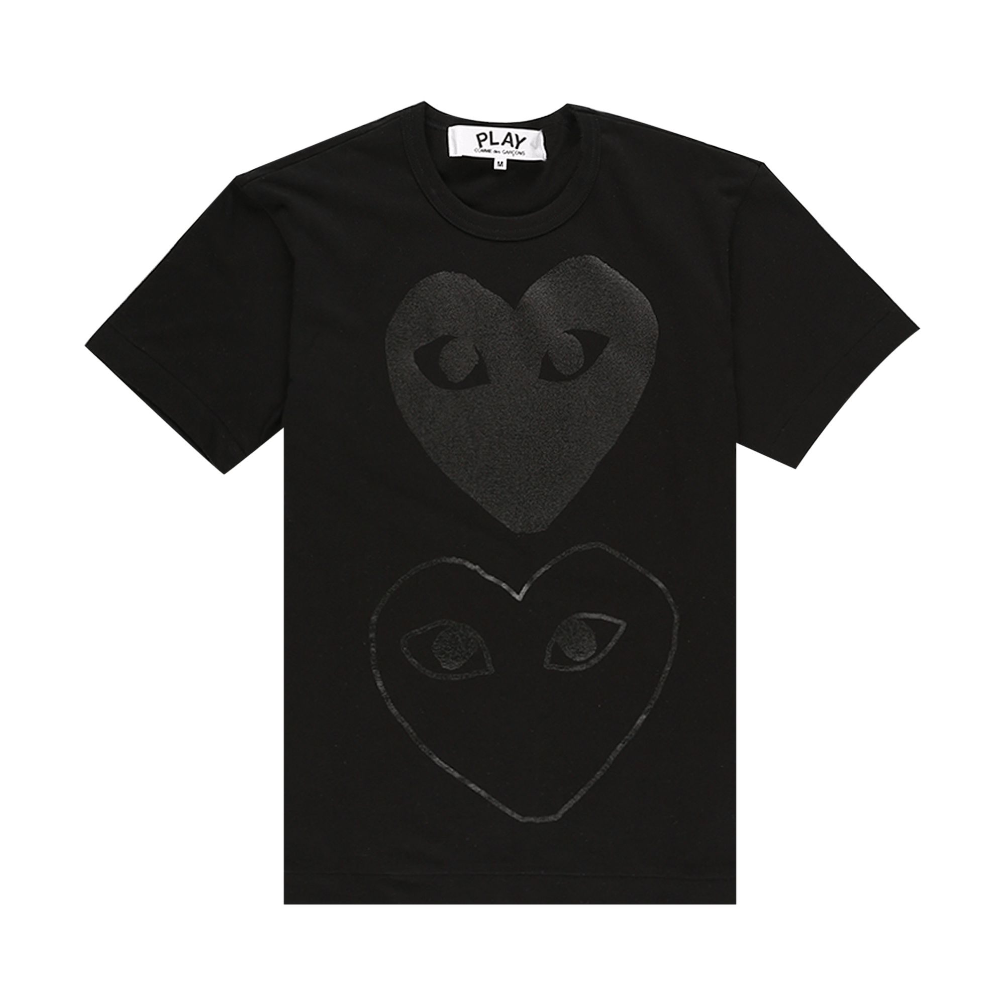 Comme des Garçons Short-Sleeve Play T-Shirt With Black Heart And Play Logo 'Black'