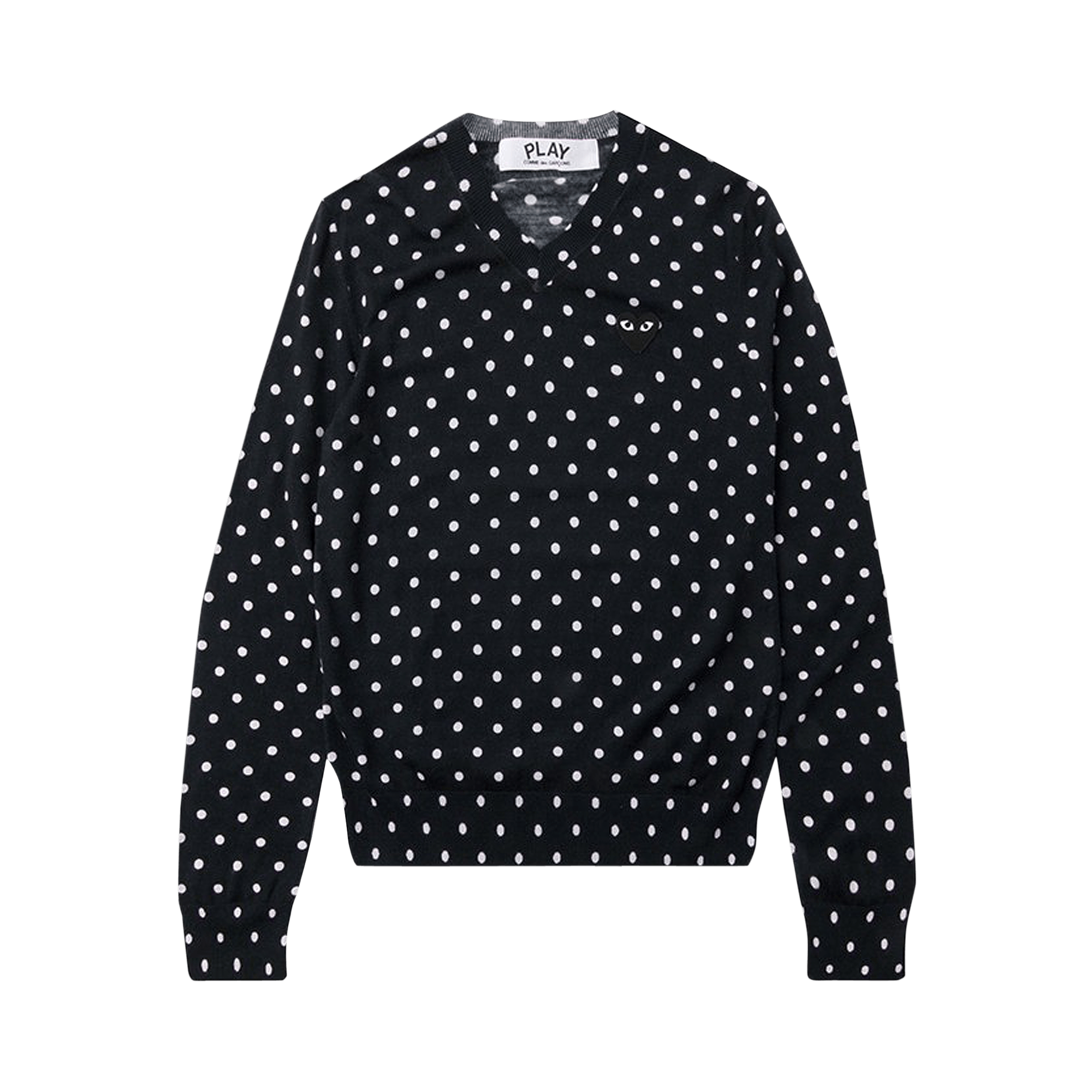 Comme des Garçons PLAY Polka Dot Sweater 'Navy'