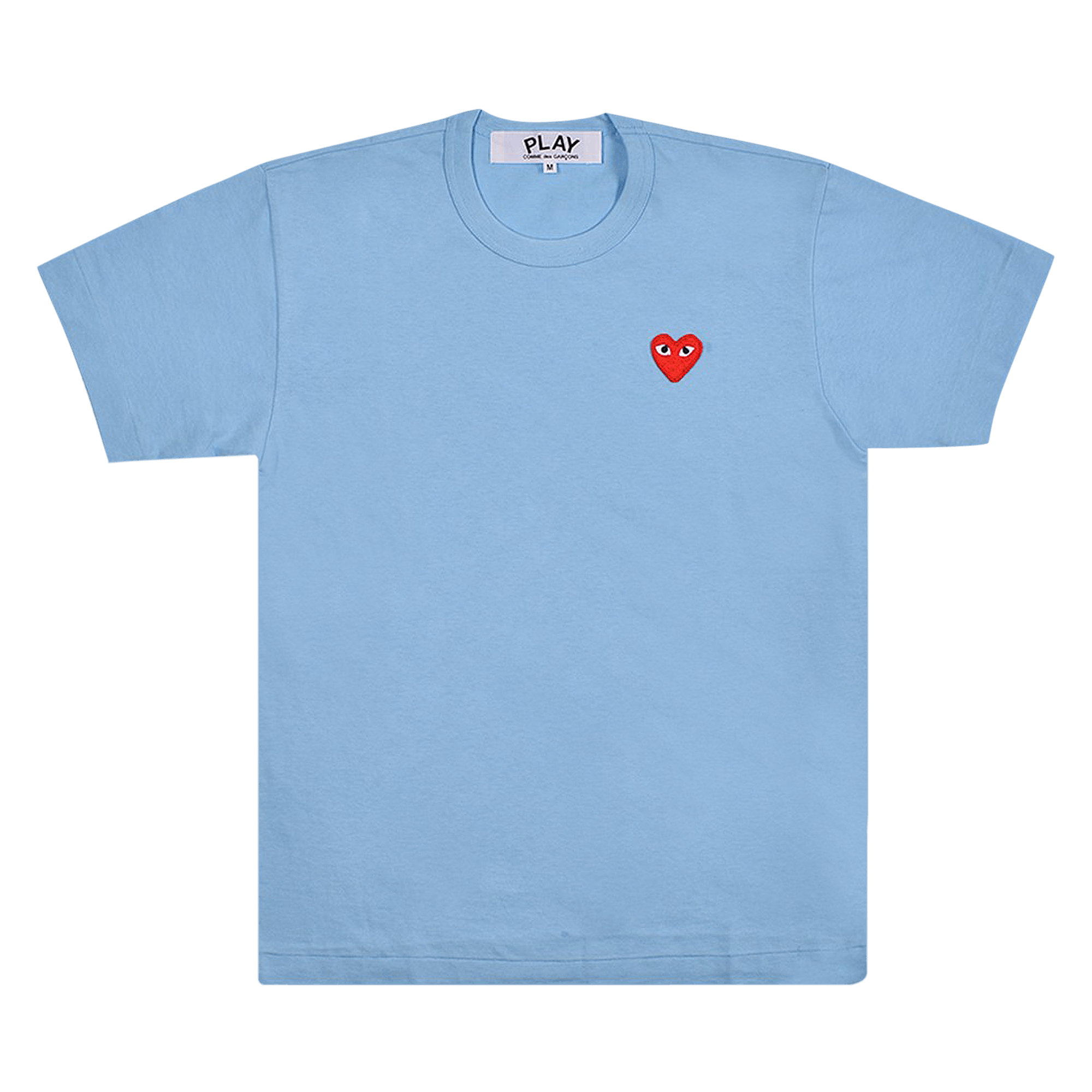 Comme des Garçons PLAY Pastelle Red Emblem T-Shirt 'Blue'